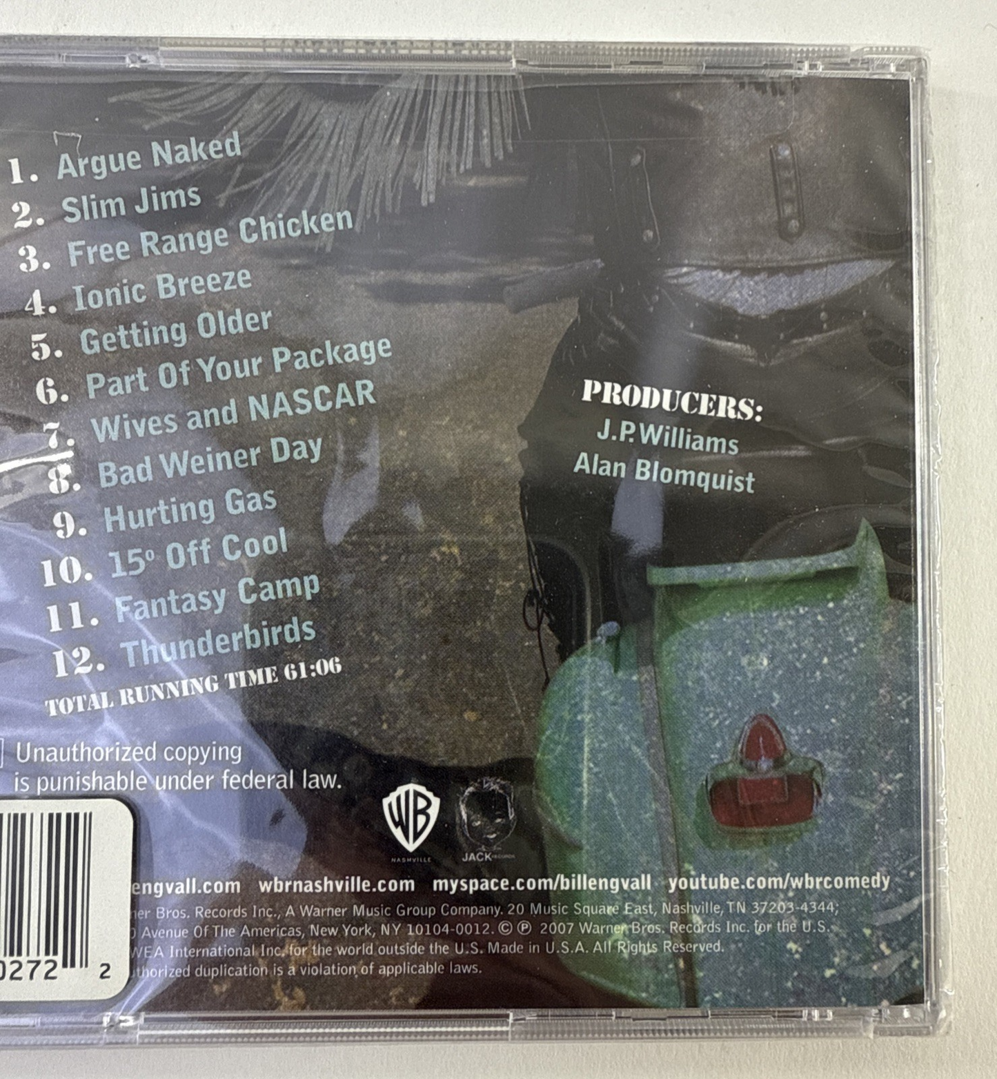 15 Degrees Off Cool by Bill Engvall (CD, 2007) New, Factory Sealed