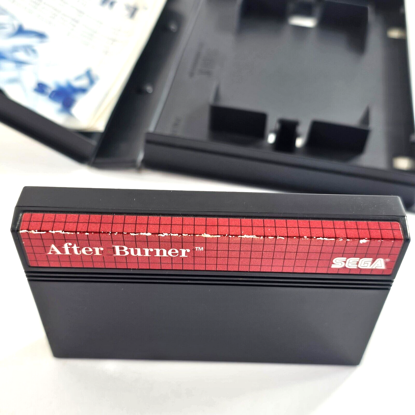 After Burner (Sega Master System, 1988) Game Case Manual Poster - Tested