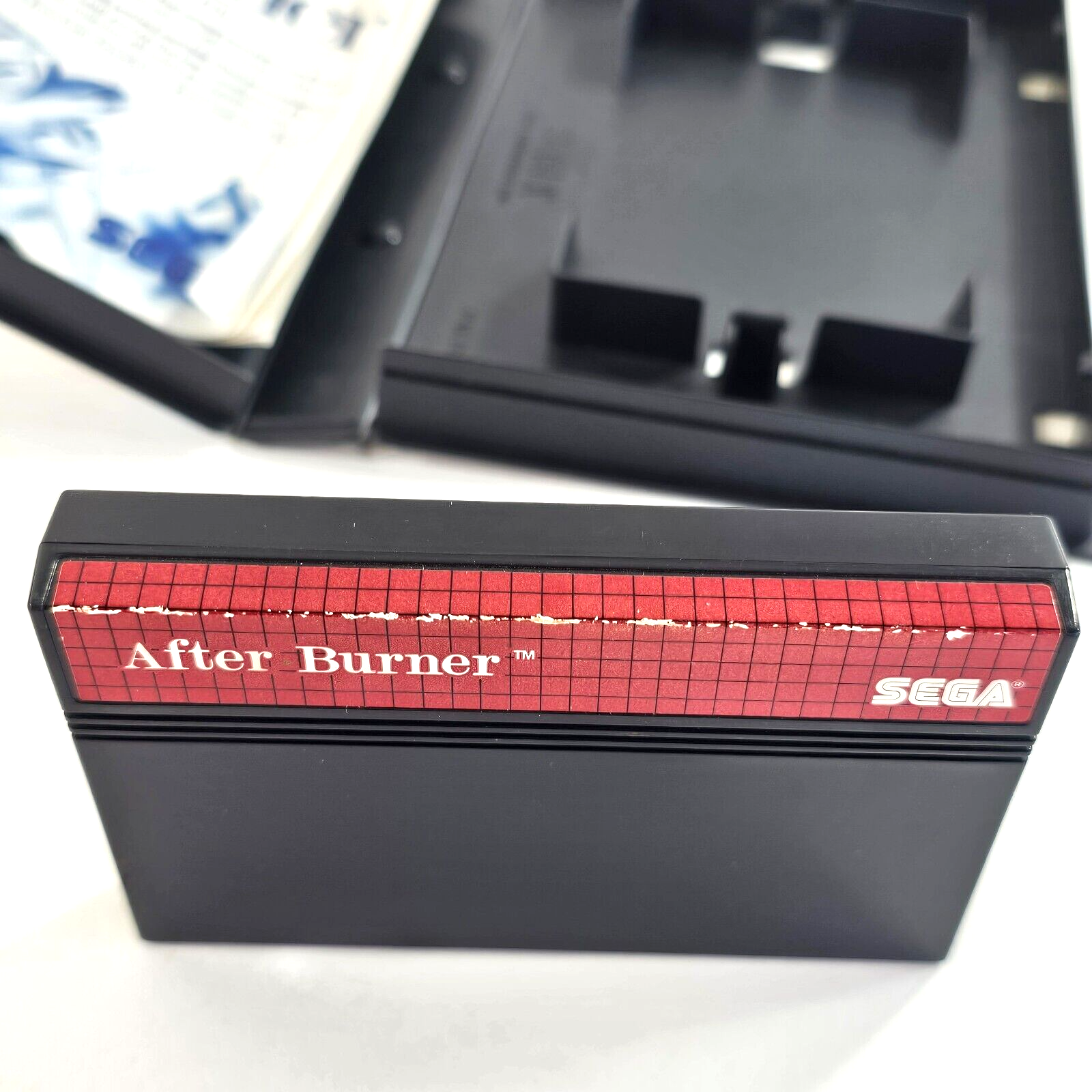 After Burner (Sega Master System, 1988) Game Case Manual Poster - Tested