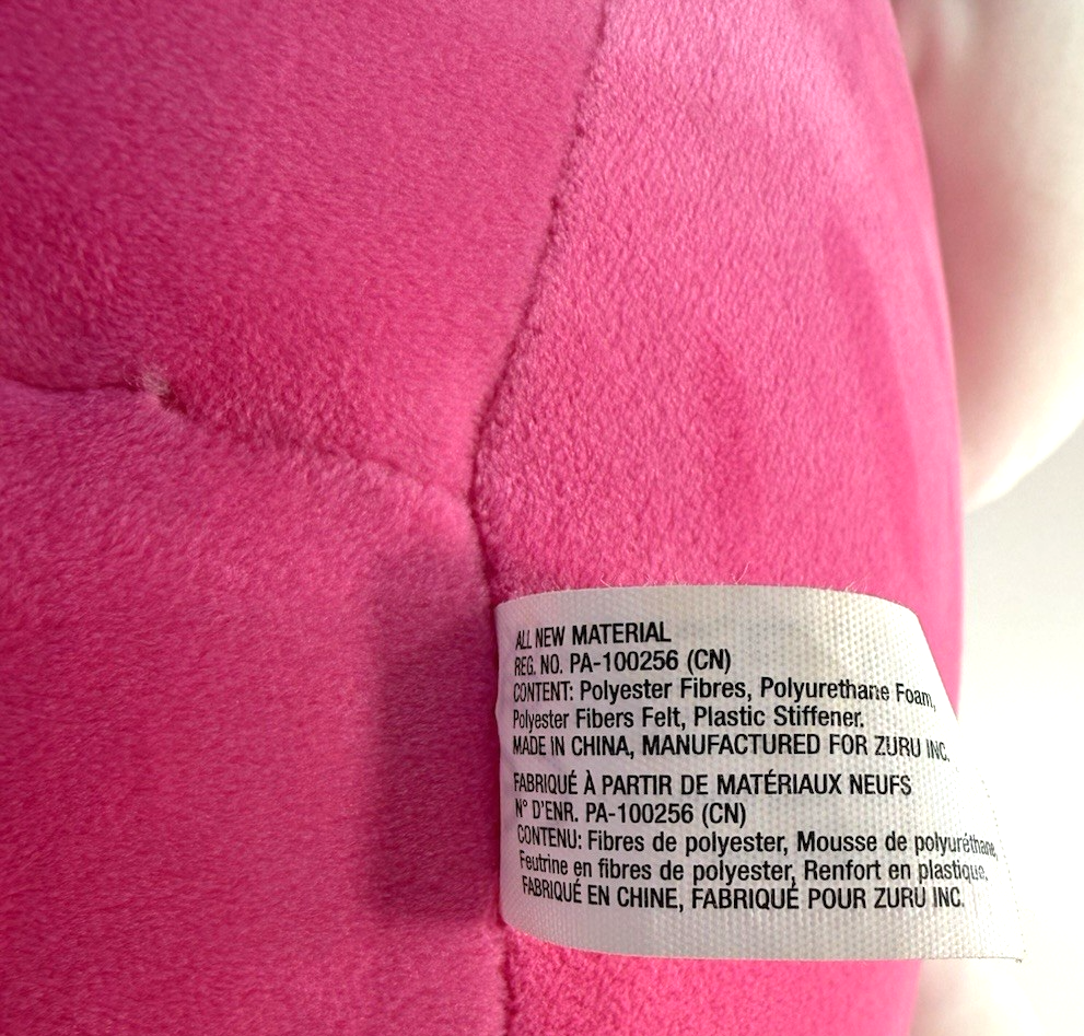 Zuru 14” Snackles Britney Pink Bunny Holding Cinnabon Plush