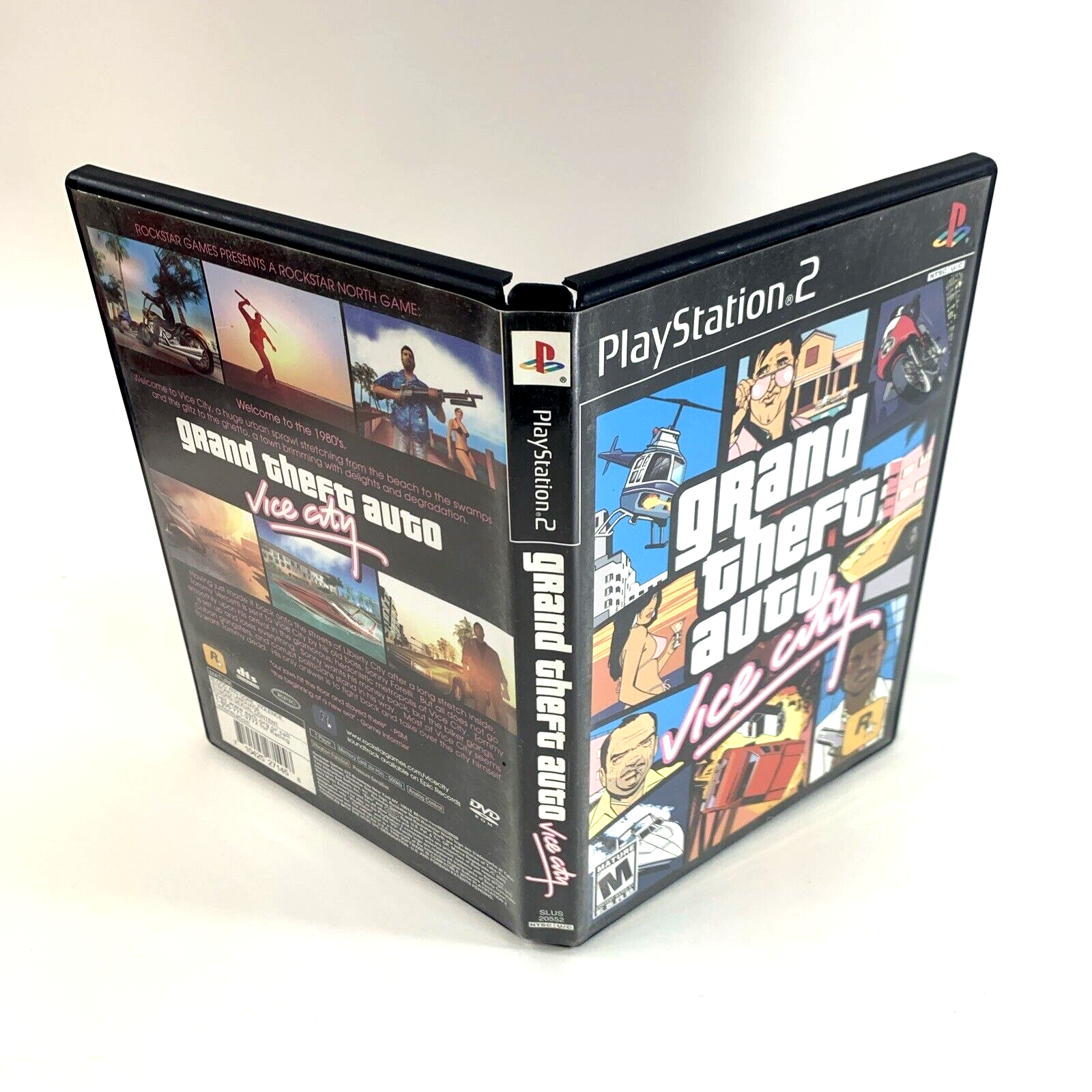 Grand Theft Auto: Vice City (Sony PlayStation 2, 2002) Game Case Manual - Tested