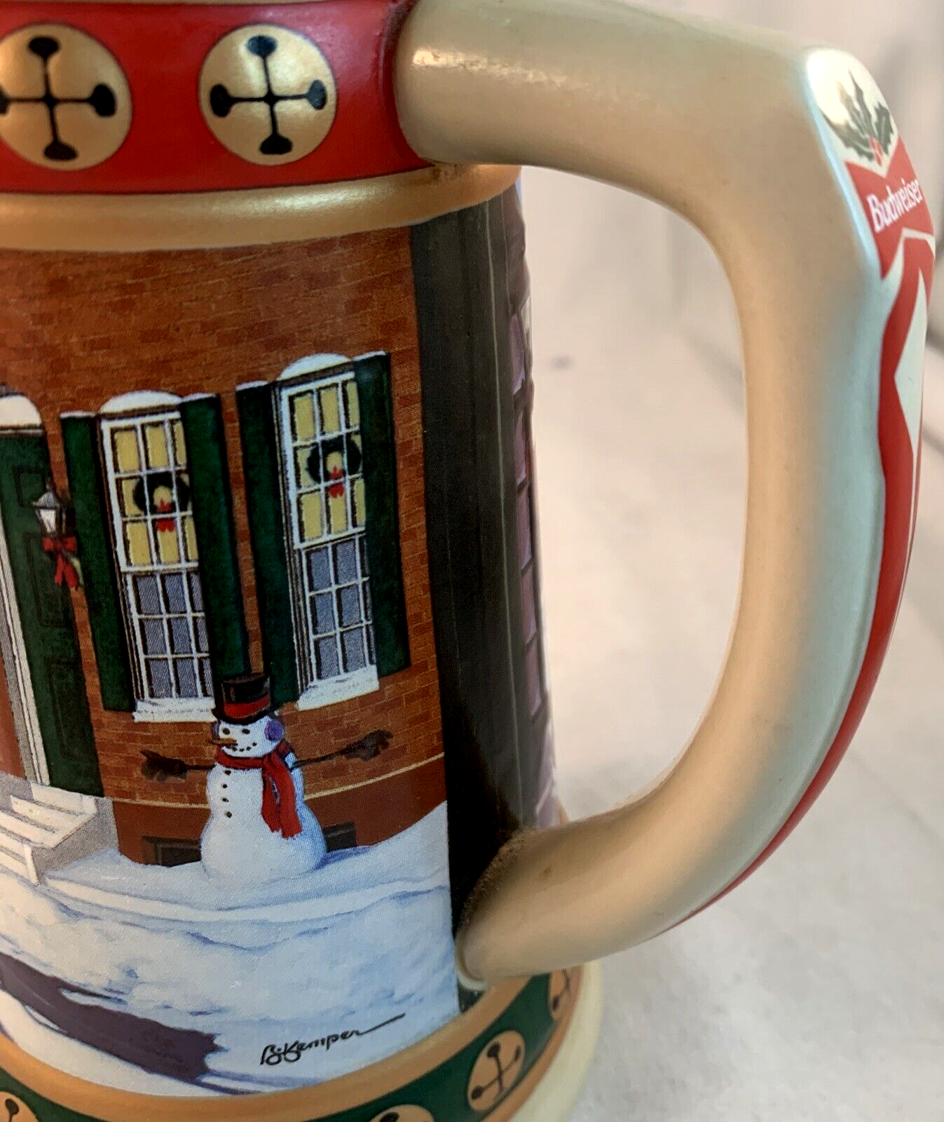 Budweiser 1993 Holiday Stein Collection Hometown Holiday - Anheuser-Busch Inc.