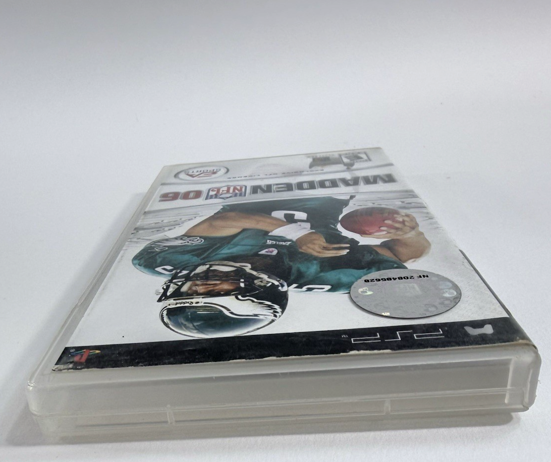 Madden NFL 06 (Sony PSP, 2005) Game And Case - Tested and Working