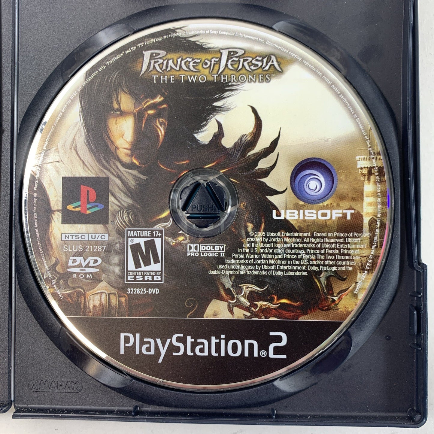 Prince of Persia The Two Thrones (PlayStation 2, 2005) Game Case Manual - Tested