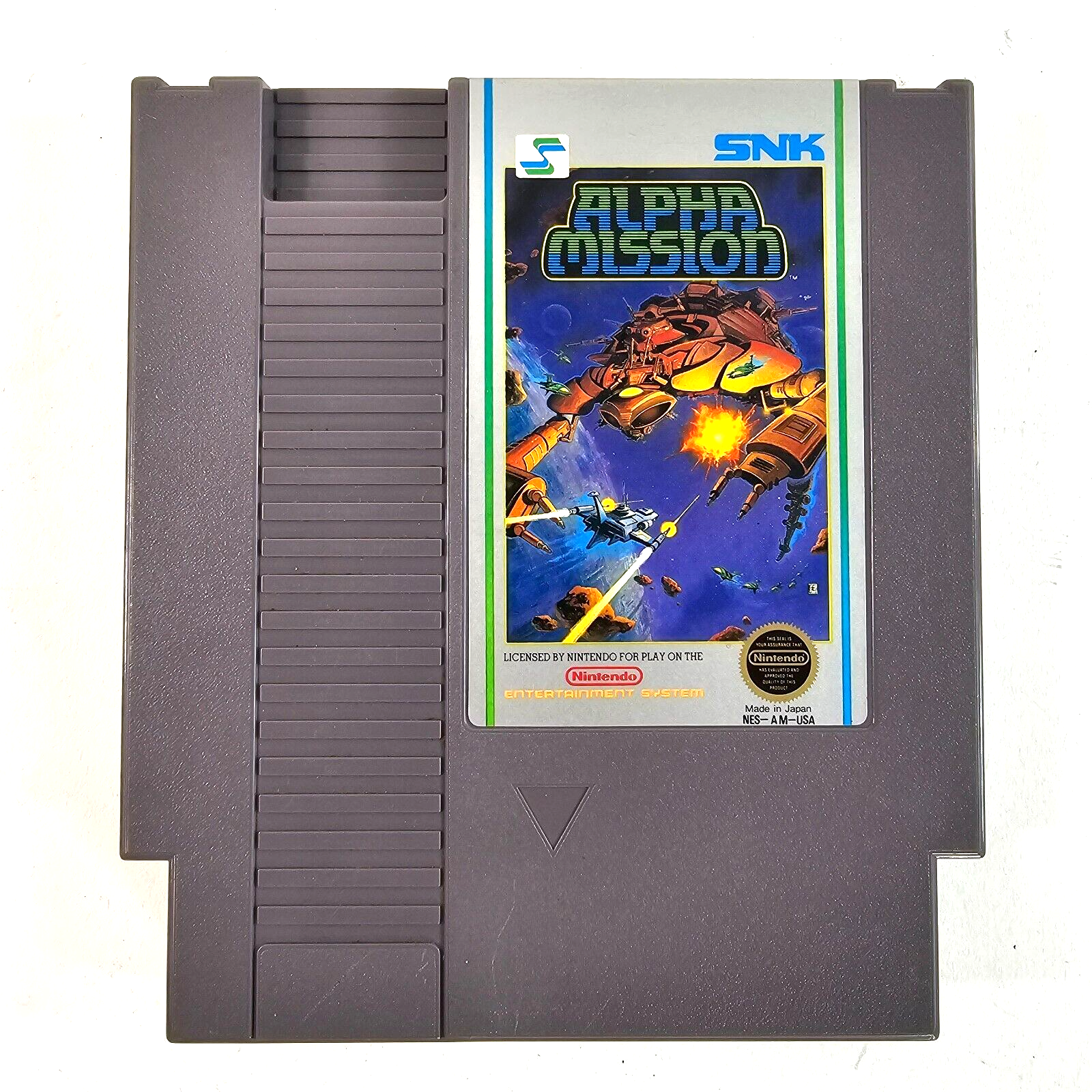 Alpha Mission (Nintendo Entertainment System, 1987) Authentic Cartridge Only