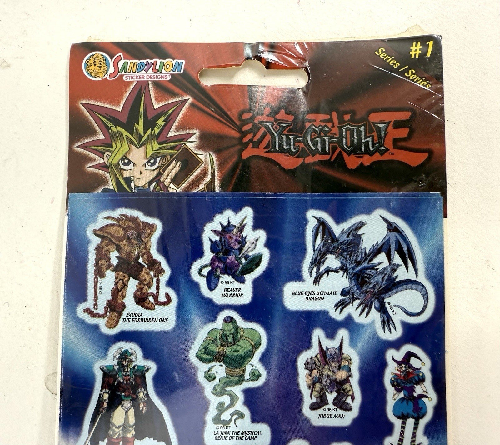 Sandy Lion 1996 Yu-Gi-Oh! Anime Stickers Series #1 - New/Sealed