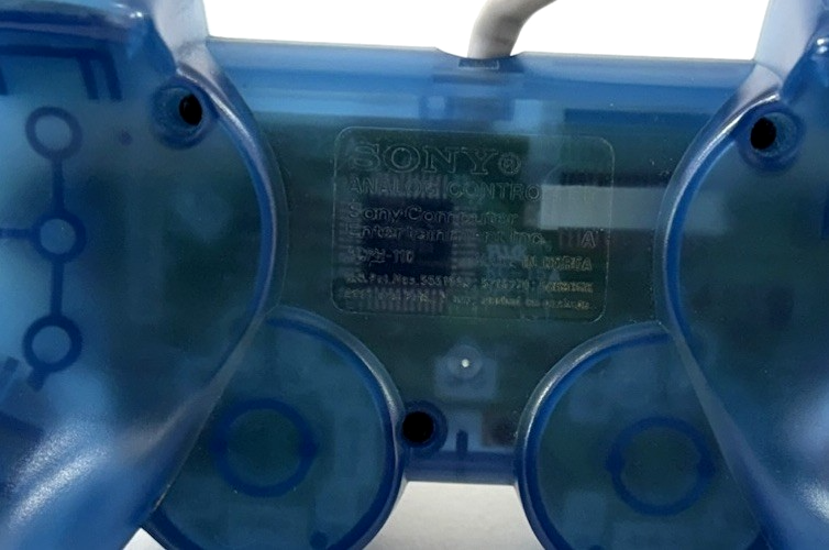 Sony PlayStation PSOne DualShock Island Blue Controller - Tested and Working