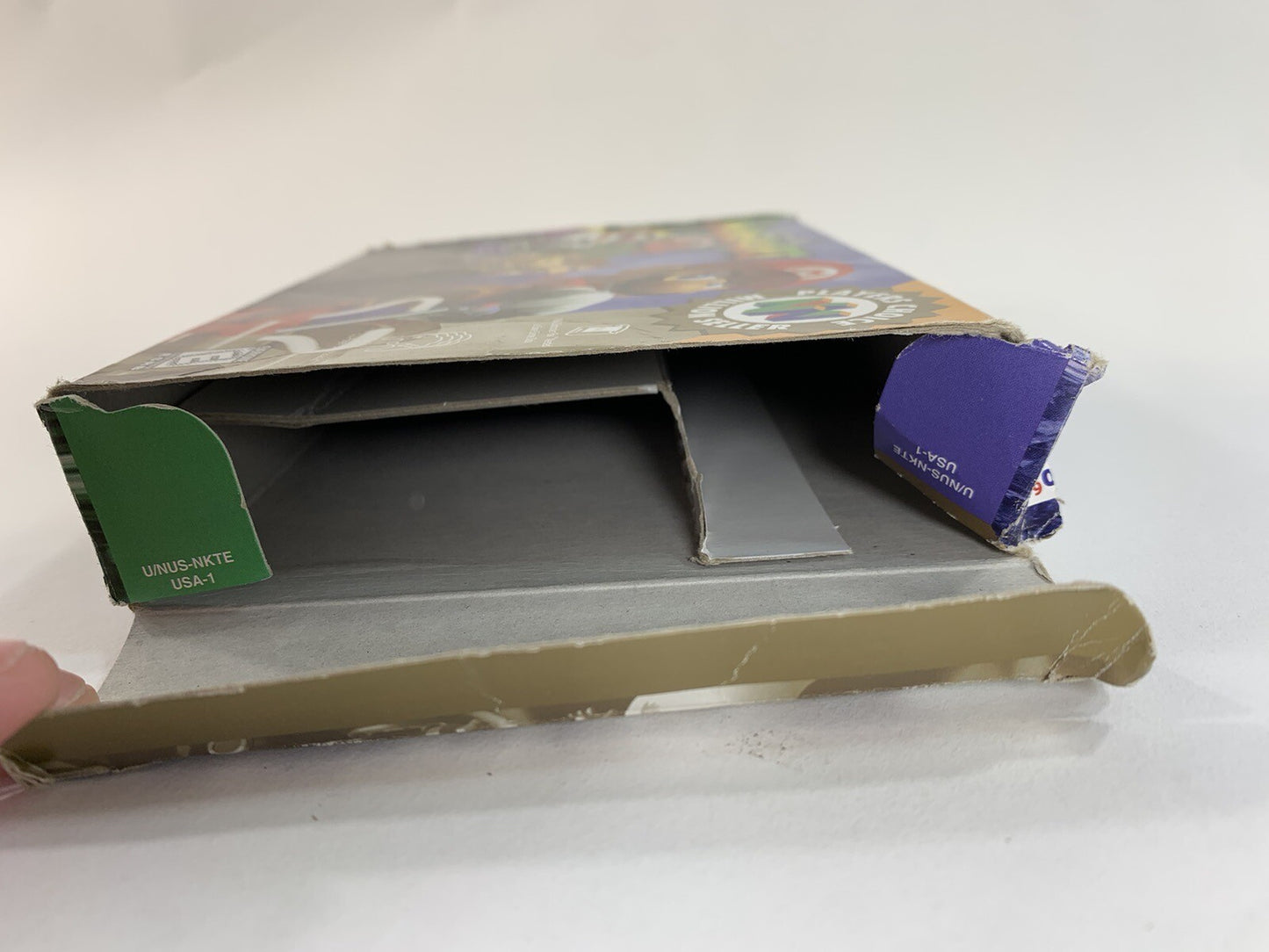 Mario Kart 64 Player's Choice (Nintendo 64, 1997) Game Box Inserts - No Manual