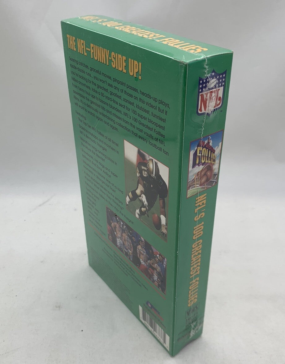 NFL's 100 Greatest Follies (VHS, 1994) New, Factory Sealed