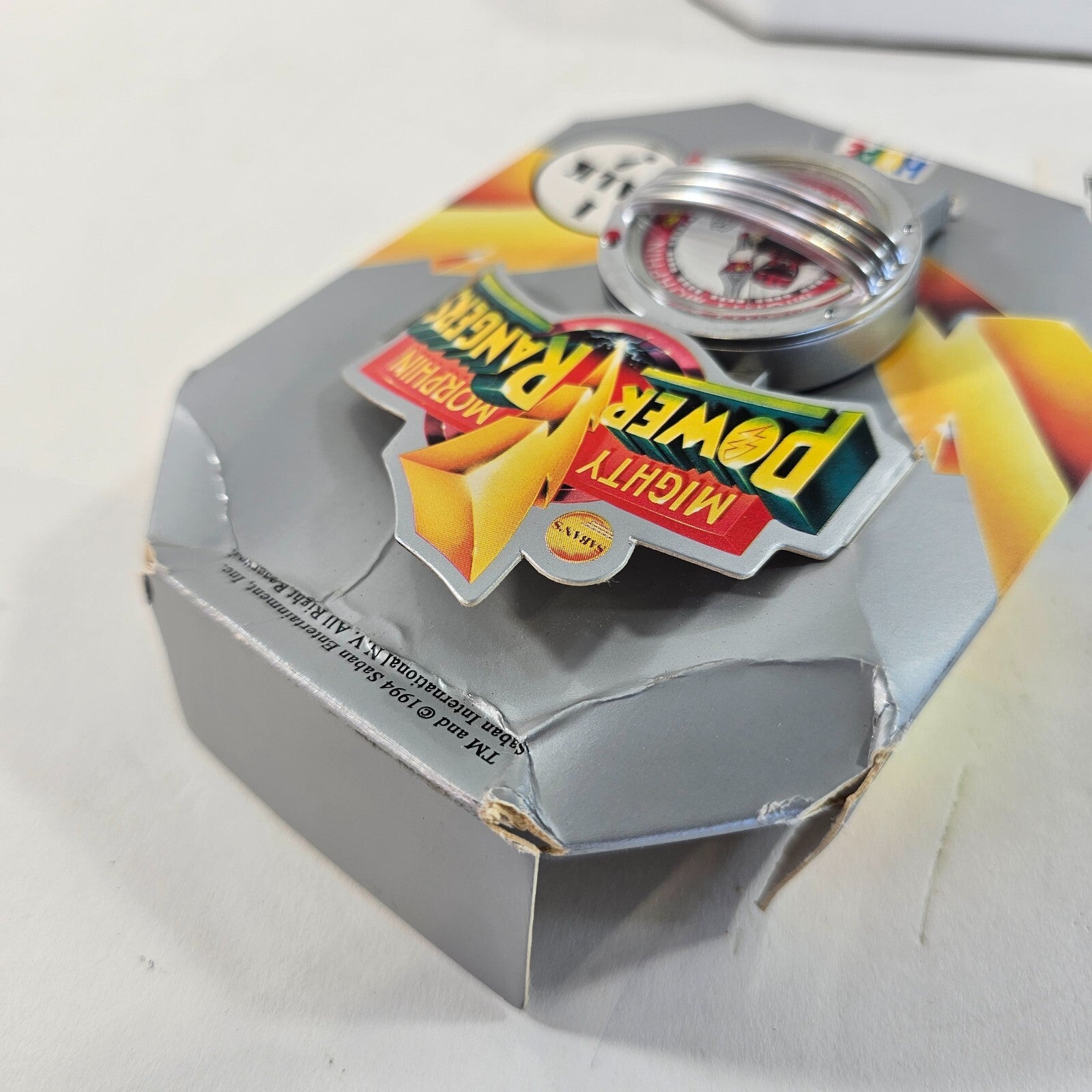 Saban 1994 Mighty Morphin' Power Rangers Pink Ranger Watch and Collector Tin