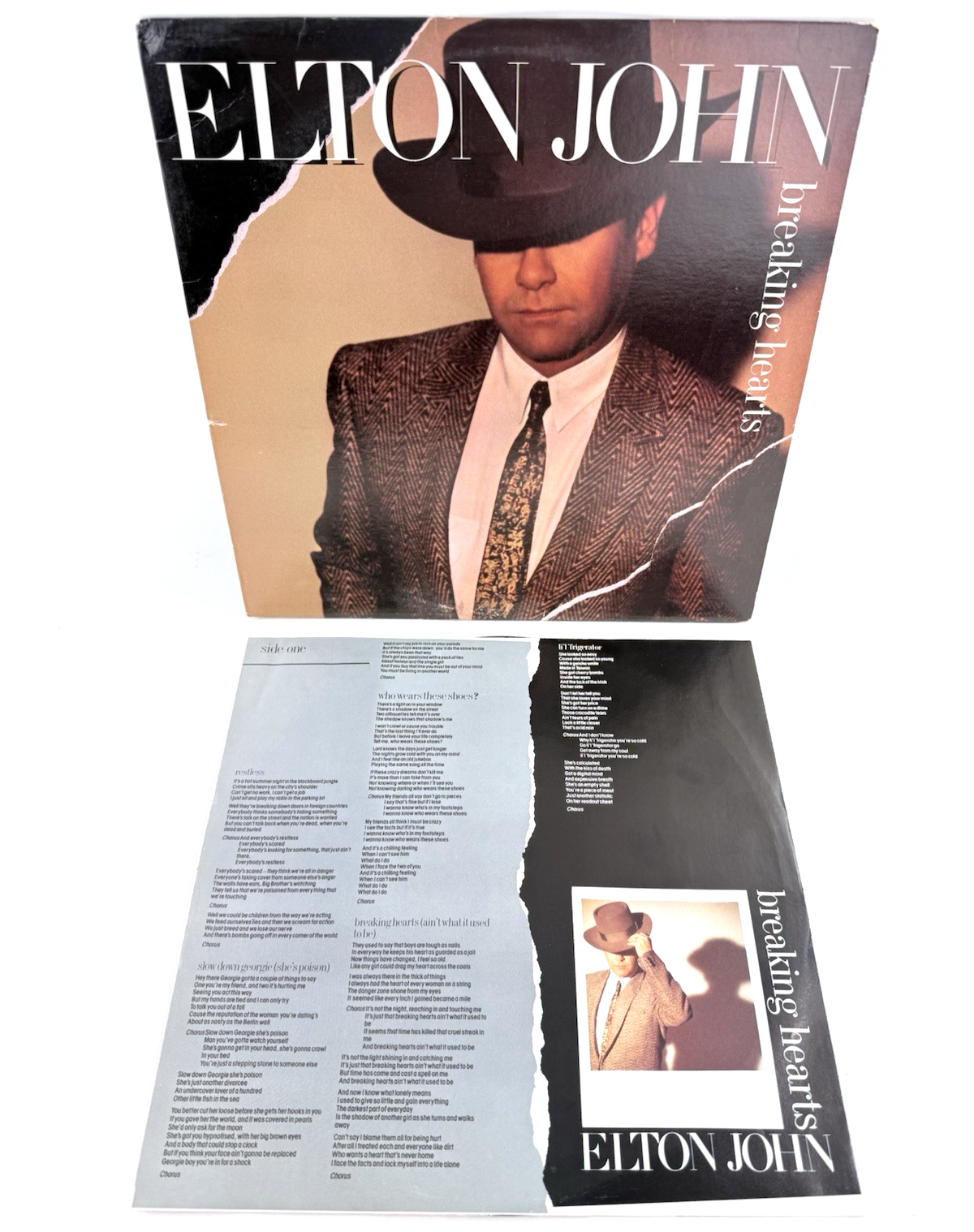 Elton John: Breaking Hearts GHS-24031 LP (Vinyl Record, 1984) Tested and Working