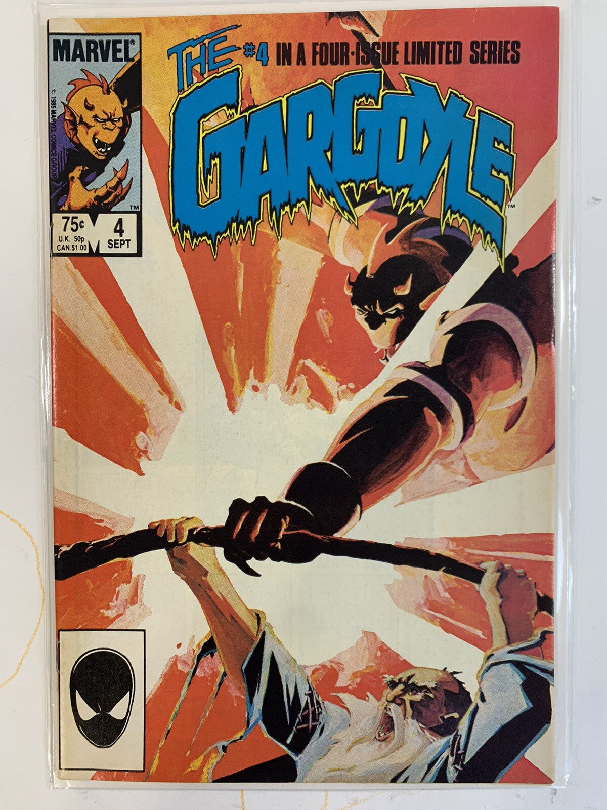 Marvel Comics 1985 Limited Series The Gargoyle #1 2 3 4 Full Set
