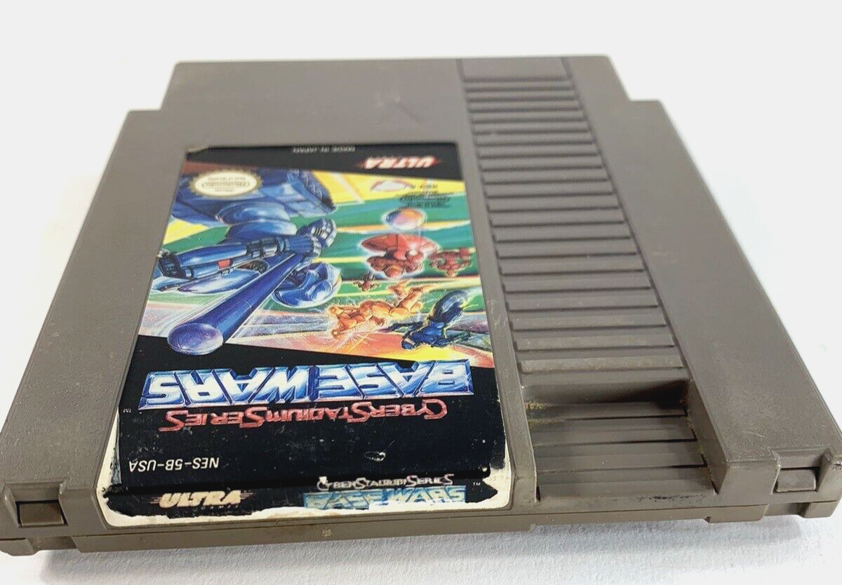 Cyber Stadium Series Base Wars (Nintendo NES, 1991) Game Cartridge - Tested