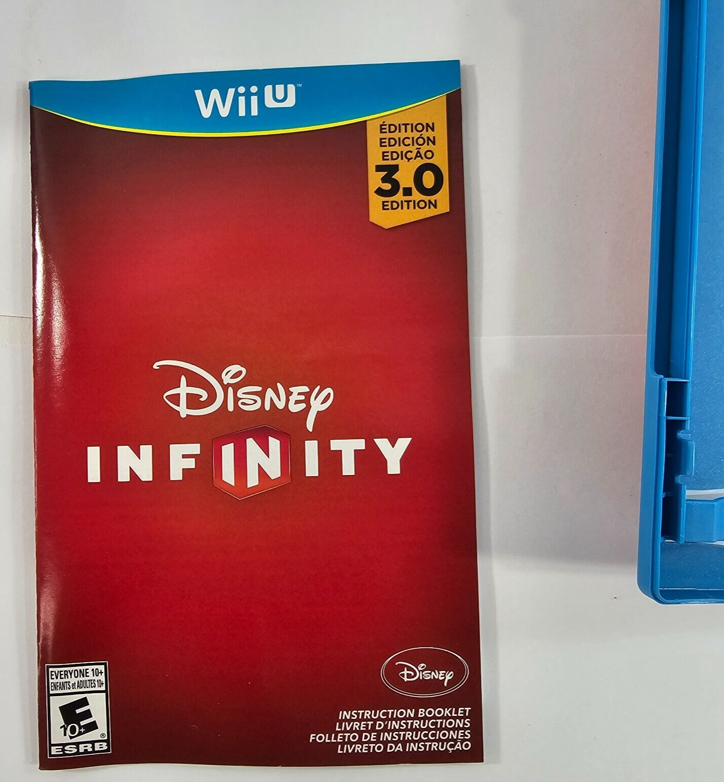 Disney Infinity: 3.0 Edition (Nintendo Wii U, 2015) Game Case Manual - Tested