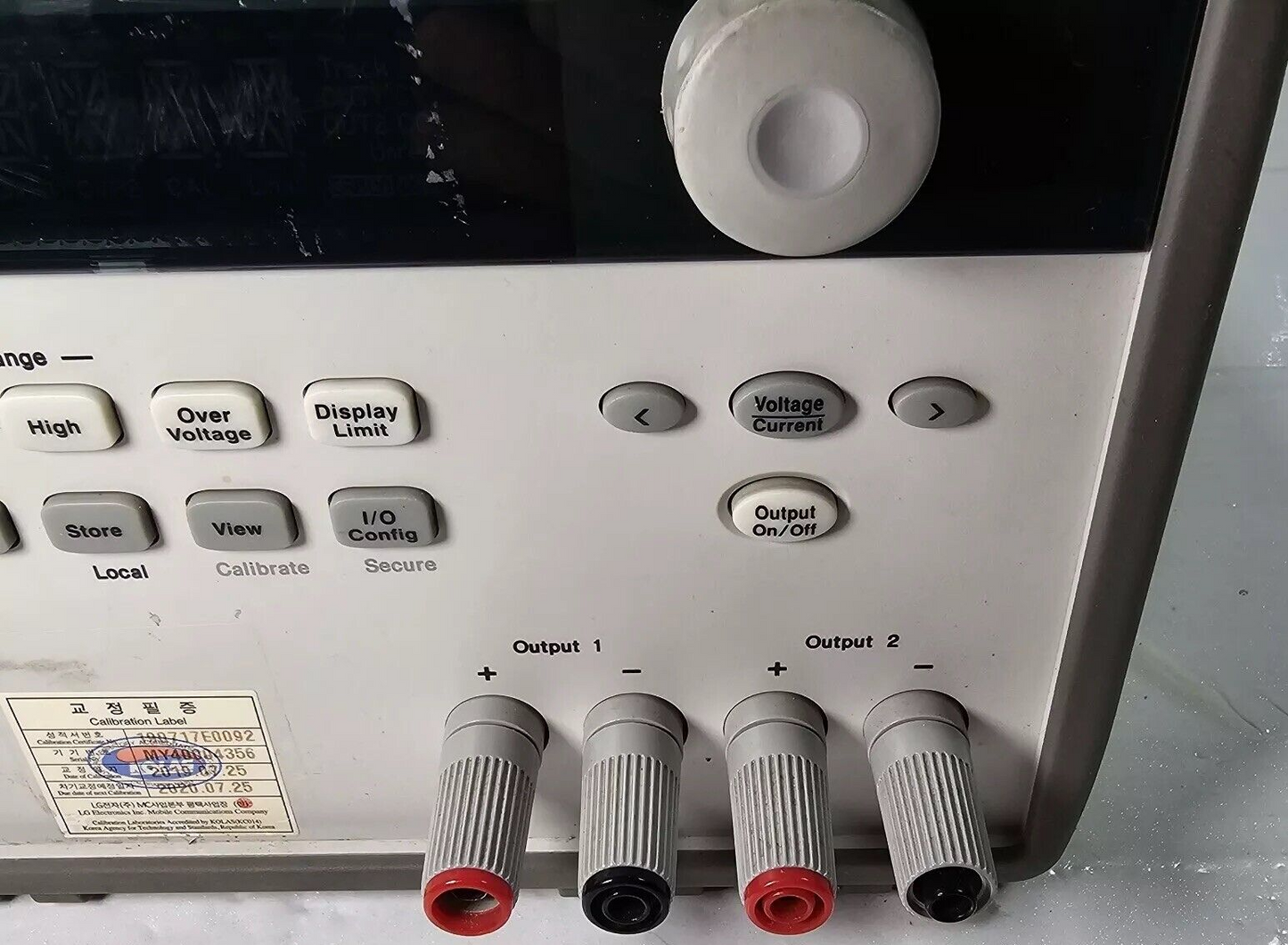 Agilent E3648A Dual Output DC Power Supply 0-8V,5A/0-20V,2.5A - Tested - 4356