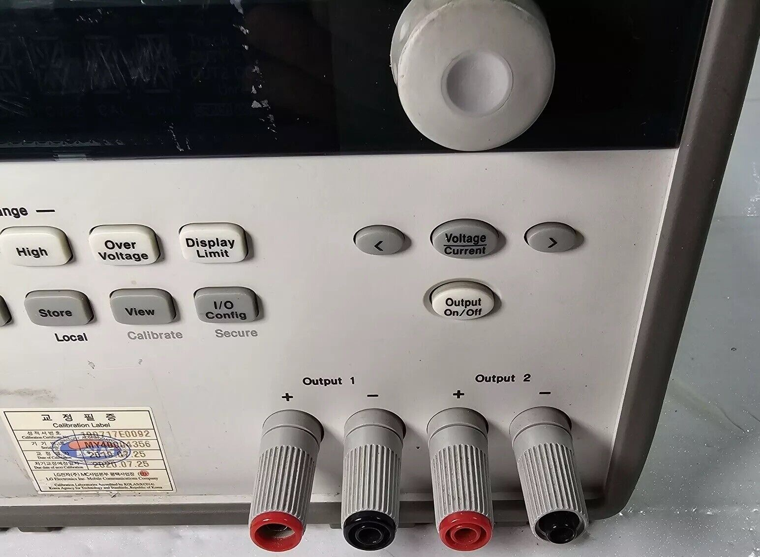 Agilent E3648A Dual Output DC Power Supply 0-8V,5A/0-20V,2.5A - Tested - 4356