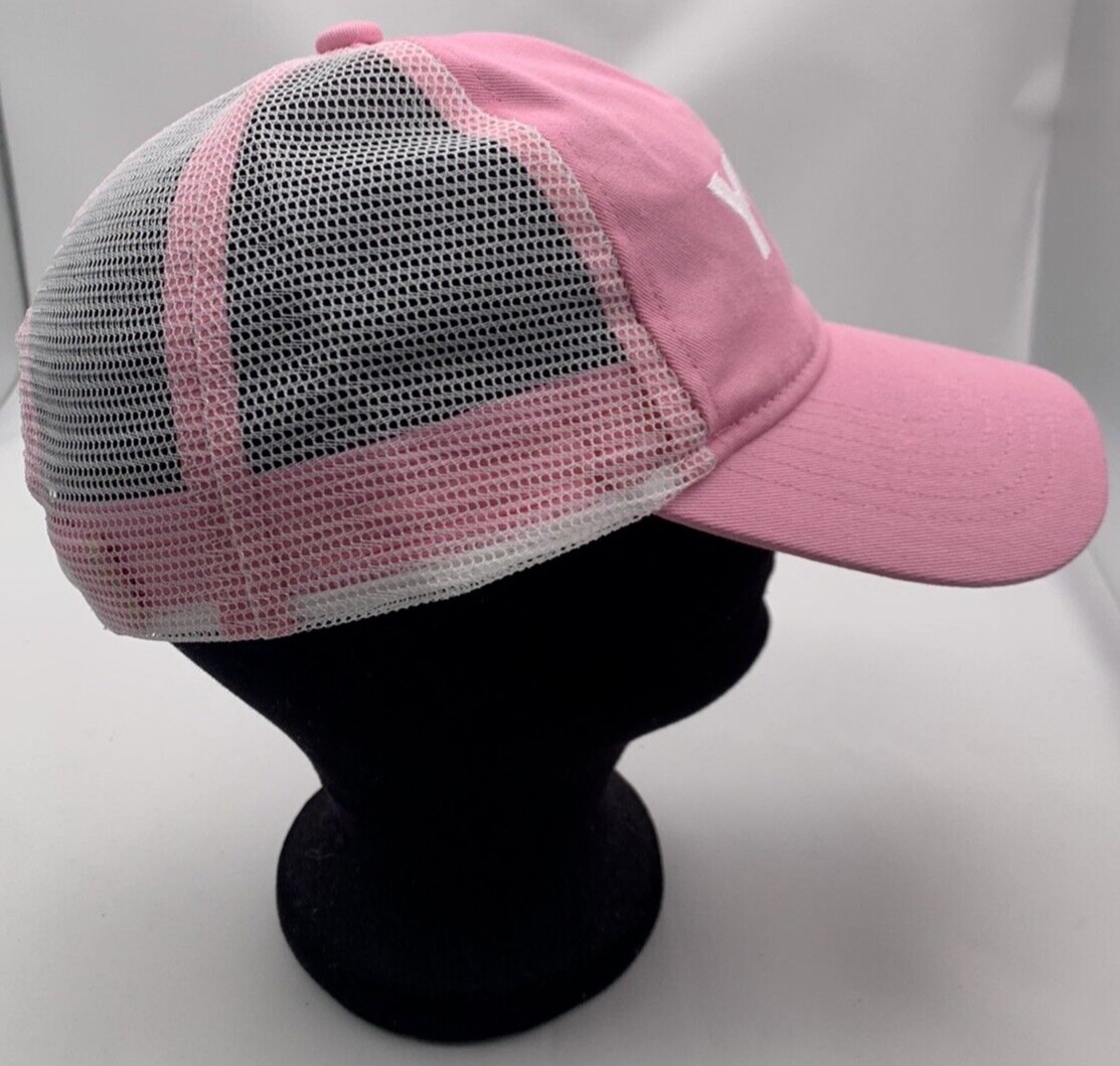 Yeti Coolers 2015 Pink Mesh Embroidered Logo Snapback Hat