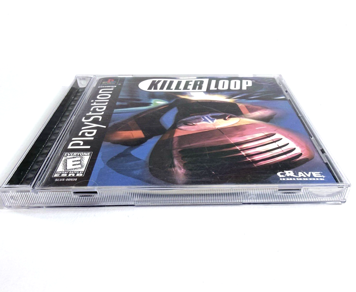 Killer Loop (Sony PlayStation 1, 1999) Game Case Manual Registration - Tested
