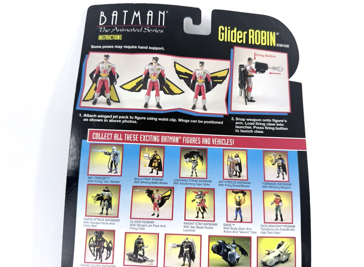 Kenner 1995 Batman The Animated Series Glider Robin Action Figure - New