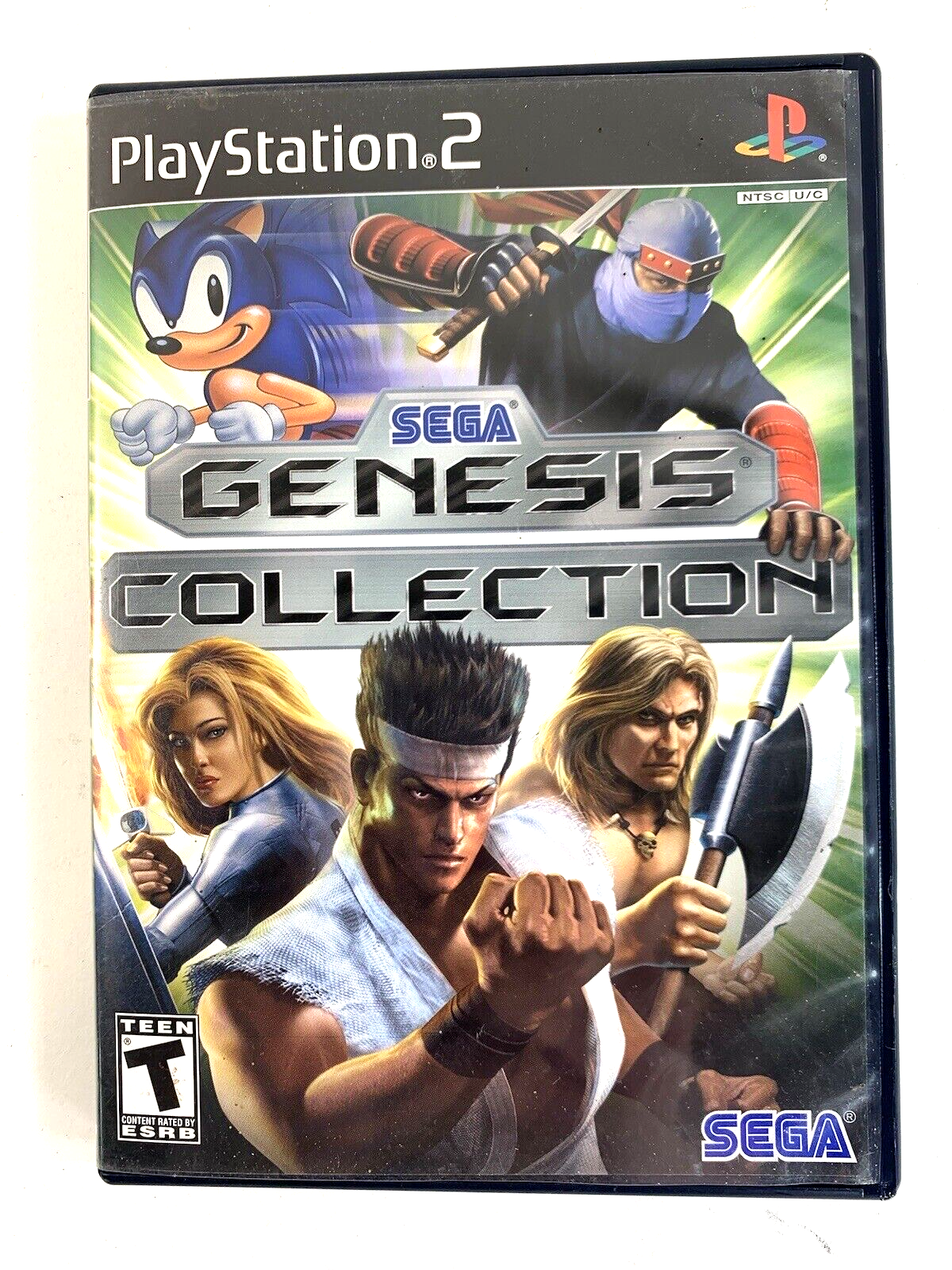 Sega Genesis Collection (Sony PlayStation 2, 2006) Game Case Manual CIB