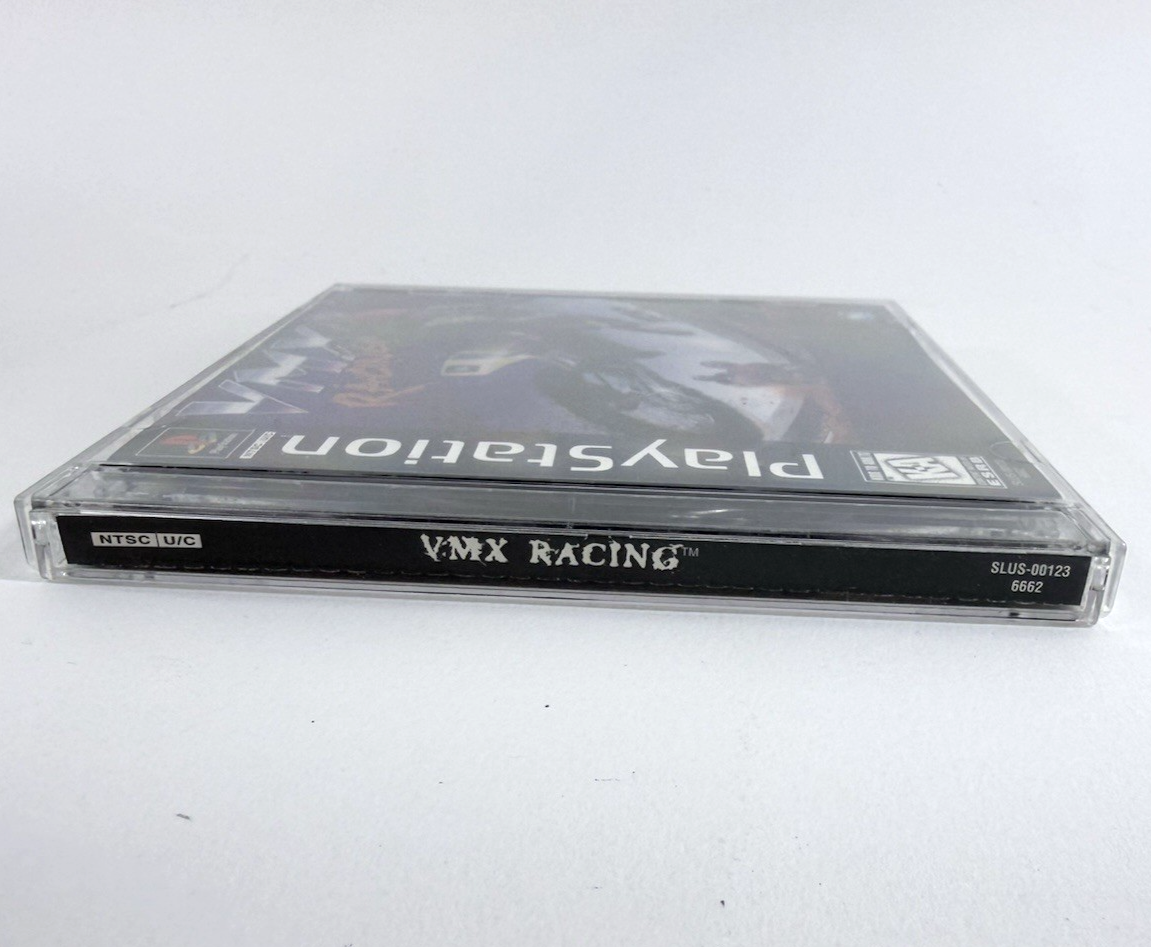 VMX Racing (PlayStation 1, 1996) Game Case Manual Registration Card - Tested