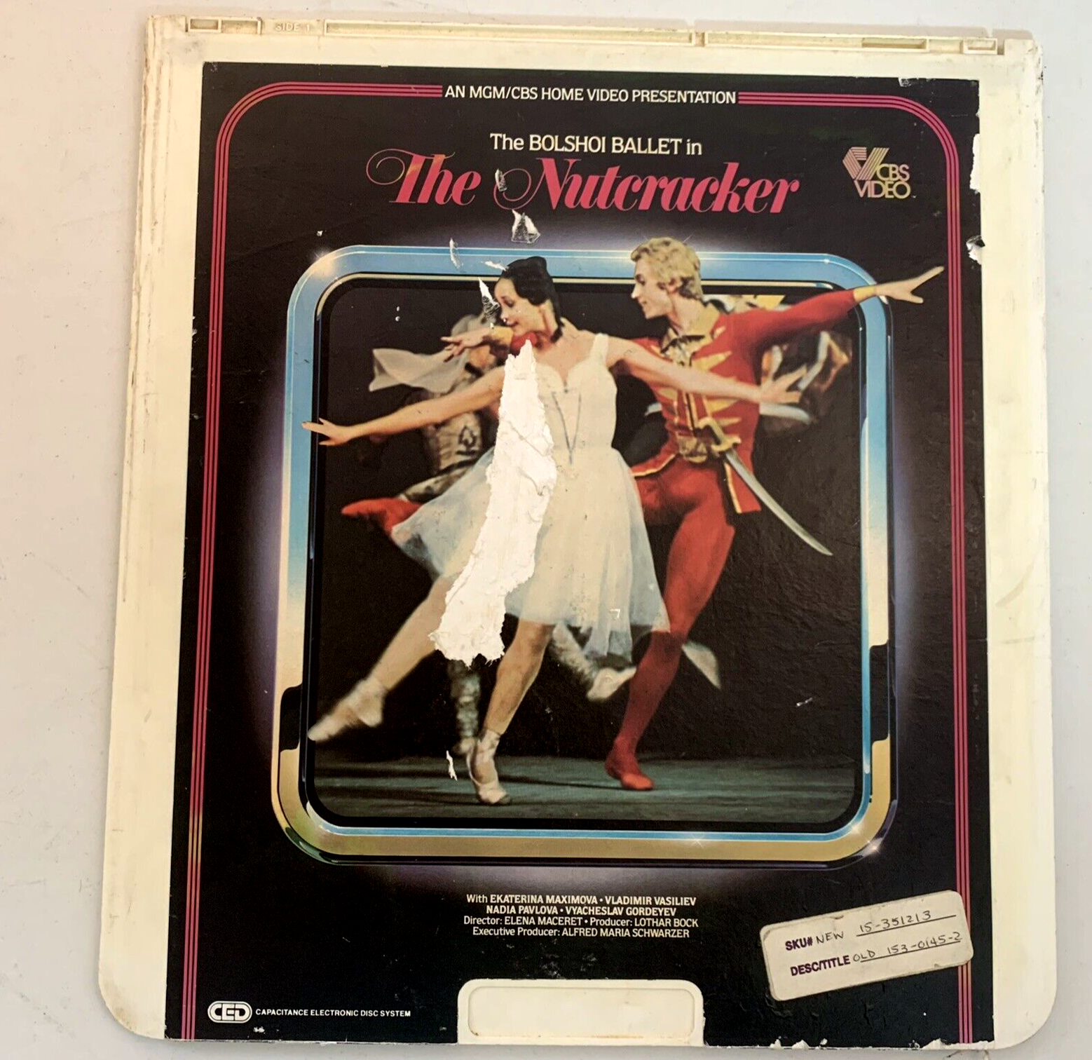 The Bad News Bears (RCA SelectaVision VideoDiscs) Muppet Movie/Nutcracker/Bears