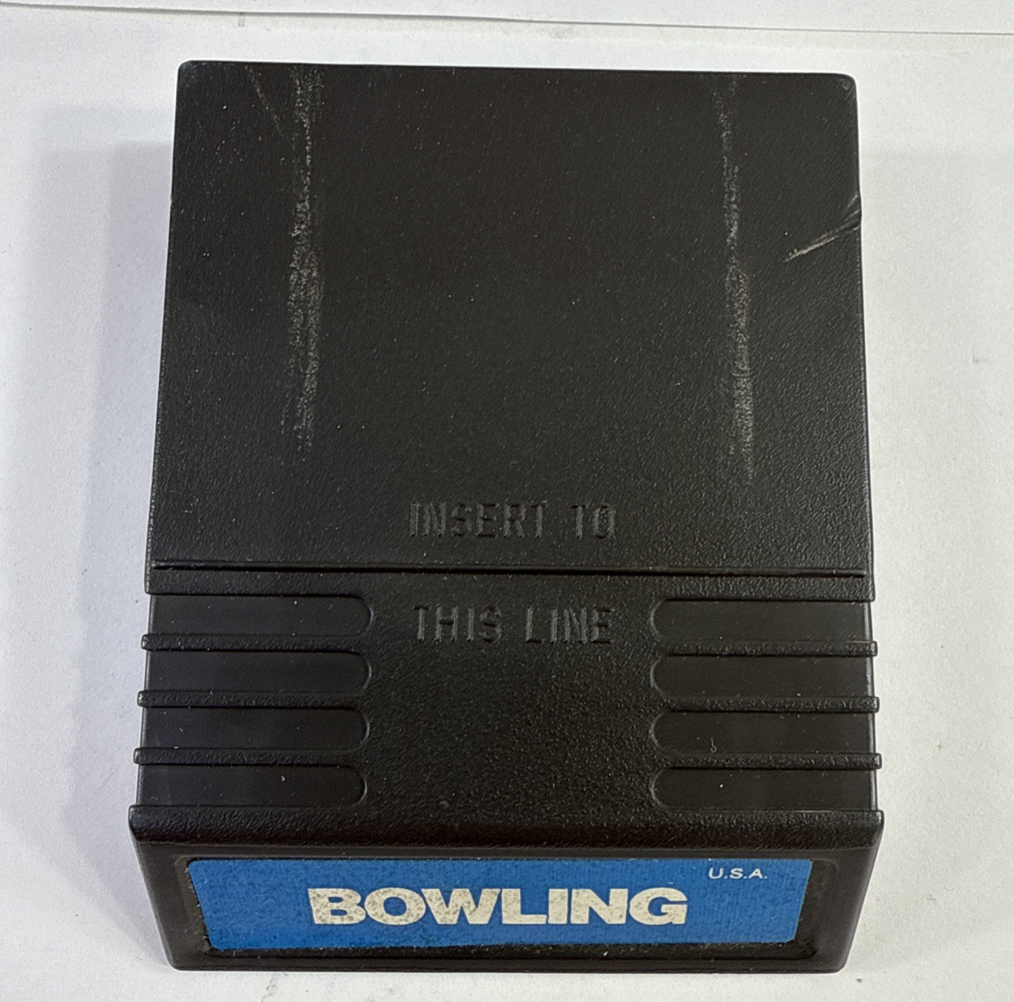 Bowling (Intellivision, 1984) Game Box Manual Overlays - Tested and Working