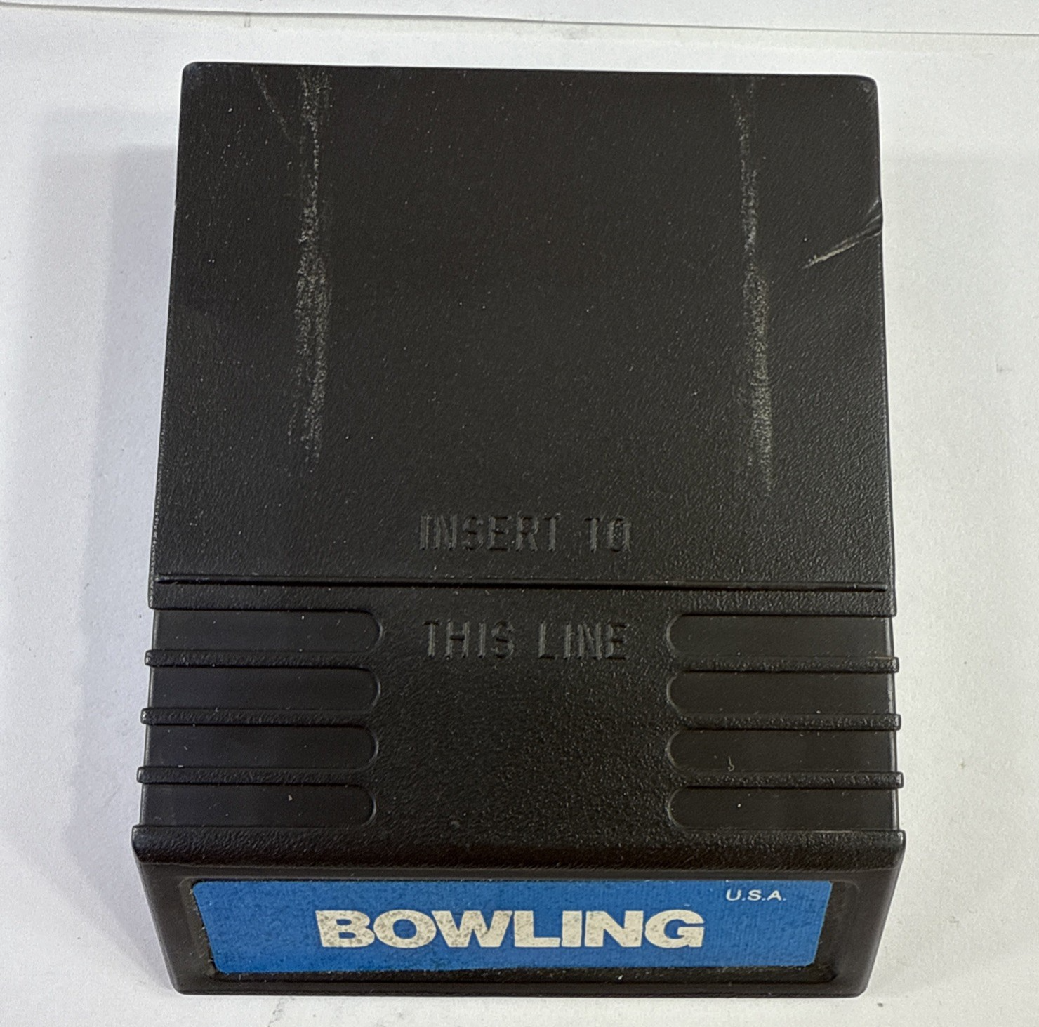 Bowling (Intellivision, 1984) Game Box Manual Overlays - Tested and Working