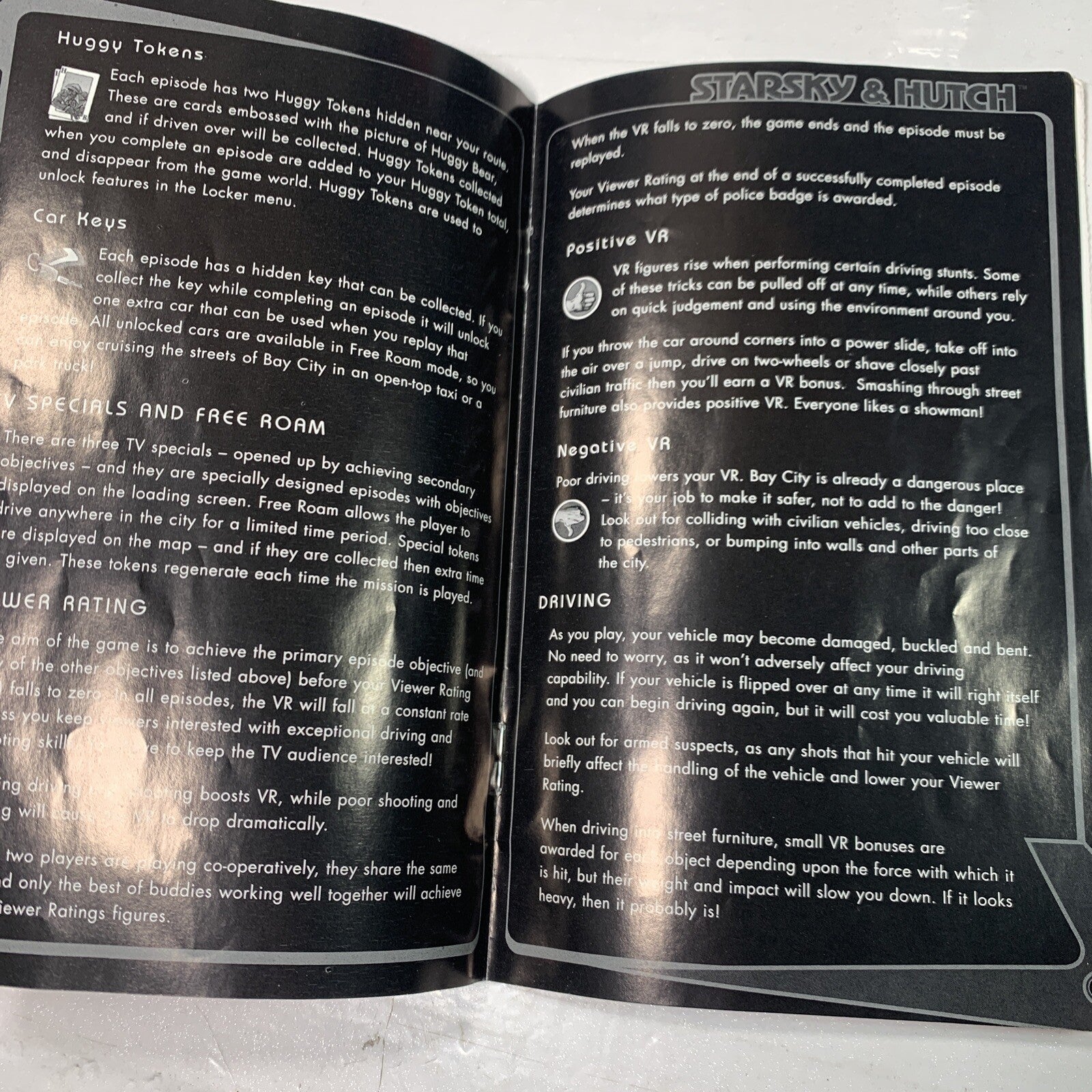 Starsky and Hutch PS2 (Sony PlayStation 2, 2003) Game Case Manual CIB