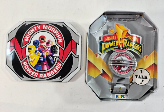 Saban 1994 Mighty Morphin' Power Rangers Red Ranger Watch and Collector Tin