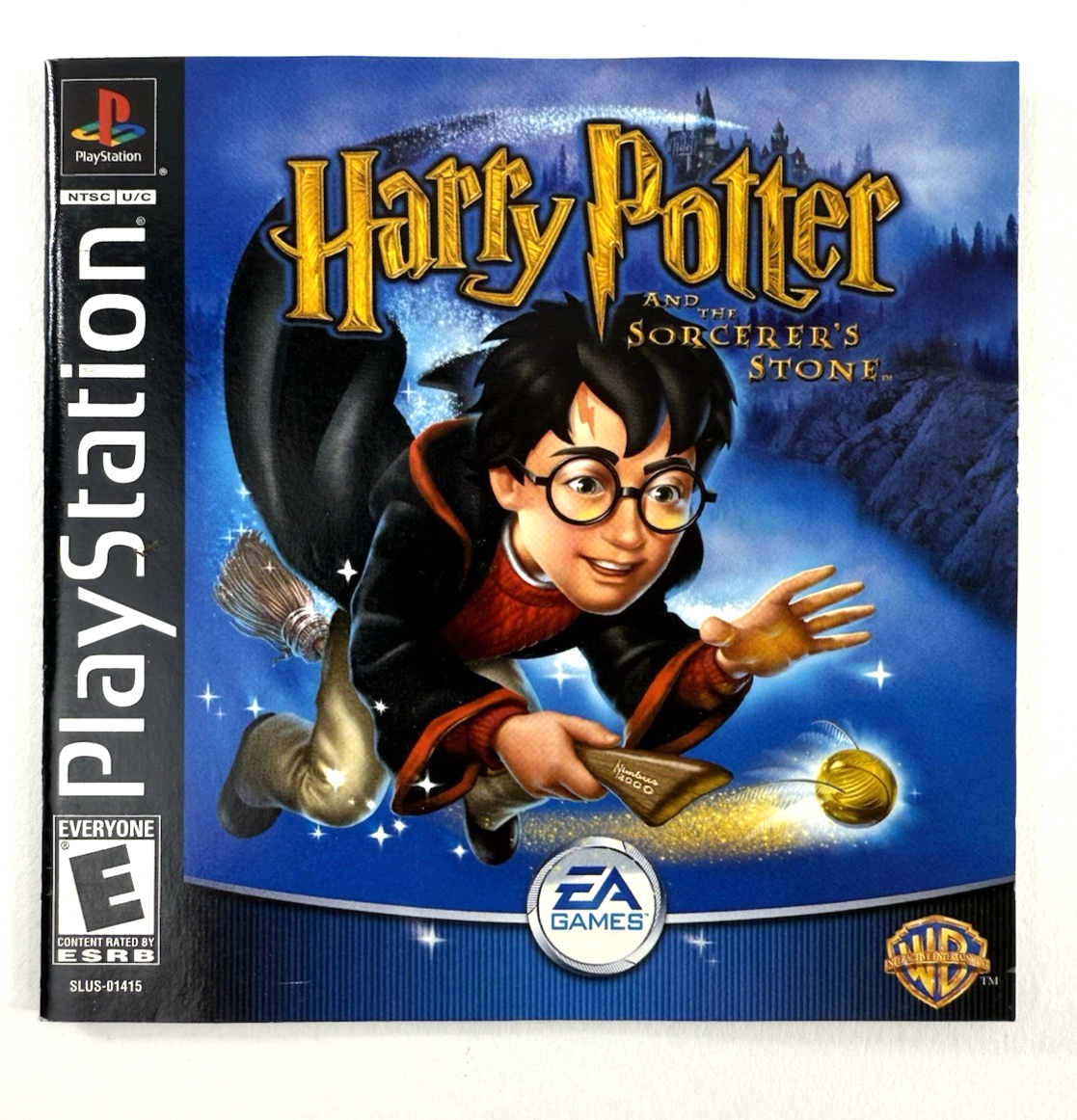 Harry Potter and the Sorcerer's Stone (PlayStation, 2001) Game Case Manual Reg.