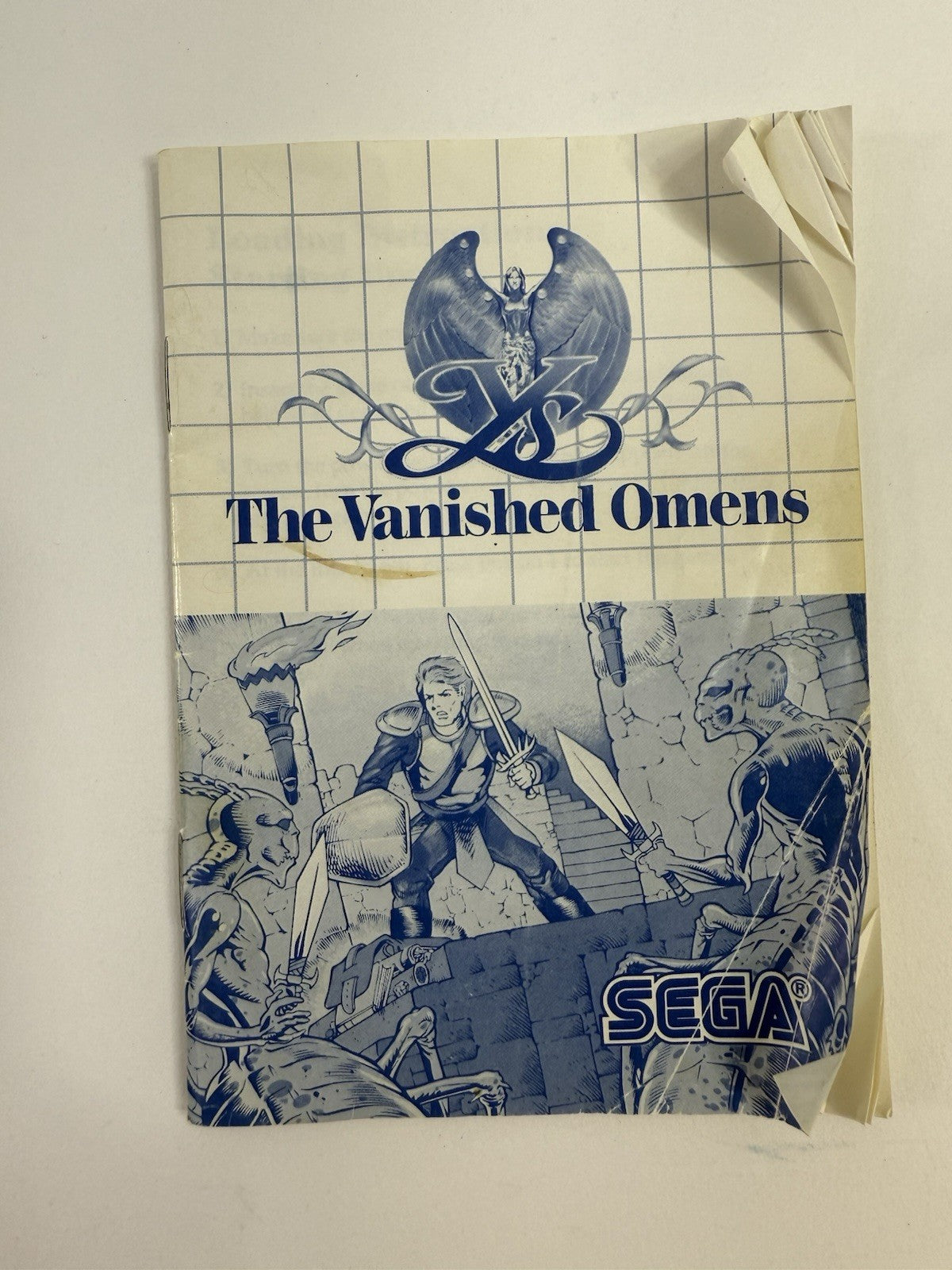 YS: The Vanished Omens (Sega Master System, 1988) Case And Manual Only - No Game