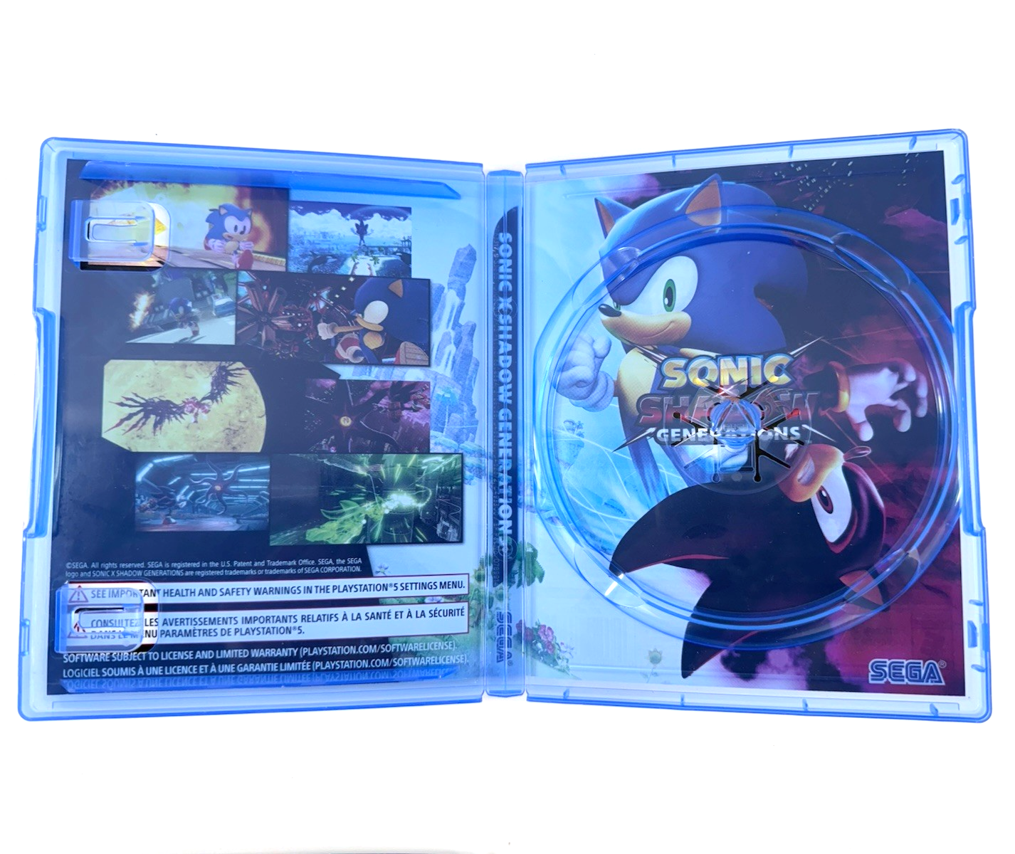 Sonic X Shadow Generations (PlayStation 5, 2024) Game, Case, Journal, Inserts