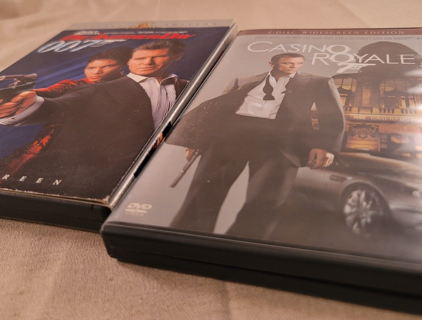 Casino Royale (Two-Disc Widescreen Edition DVD) and Die Another Day 007 Lot