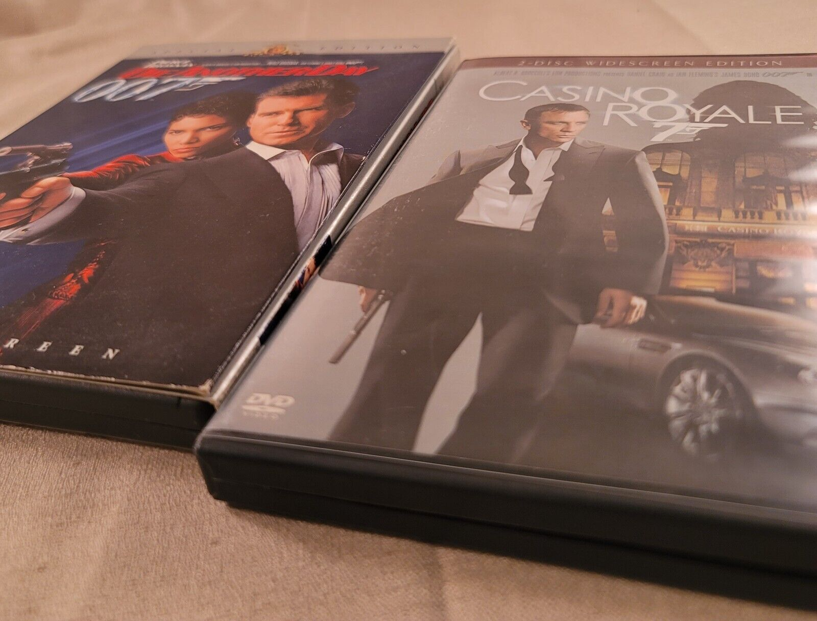 Casino Royale (Two-Disc Widescreen Edition DVD) and Die Another Day 007 Lot
