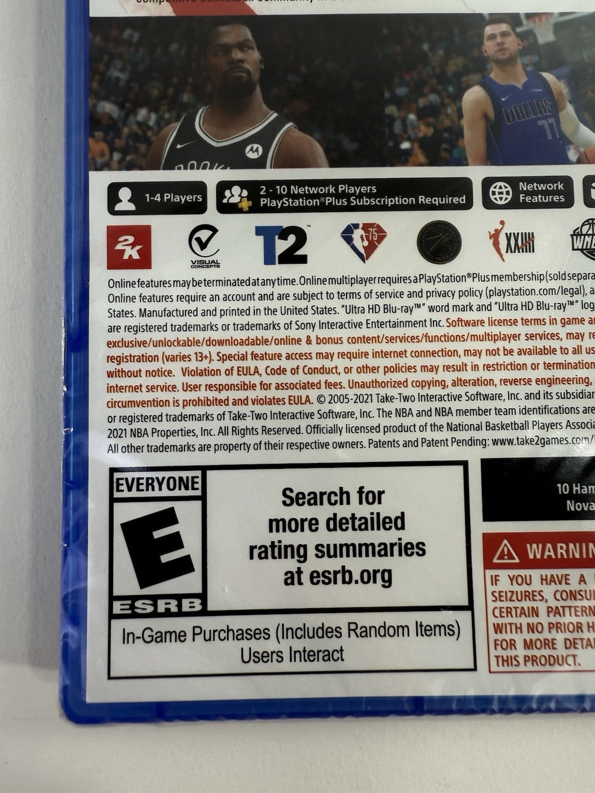 NBA 2K22 (Sony PlayStation 5, 2021) New, Factory Sealed