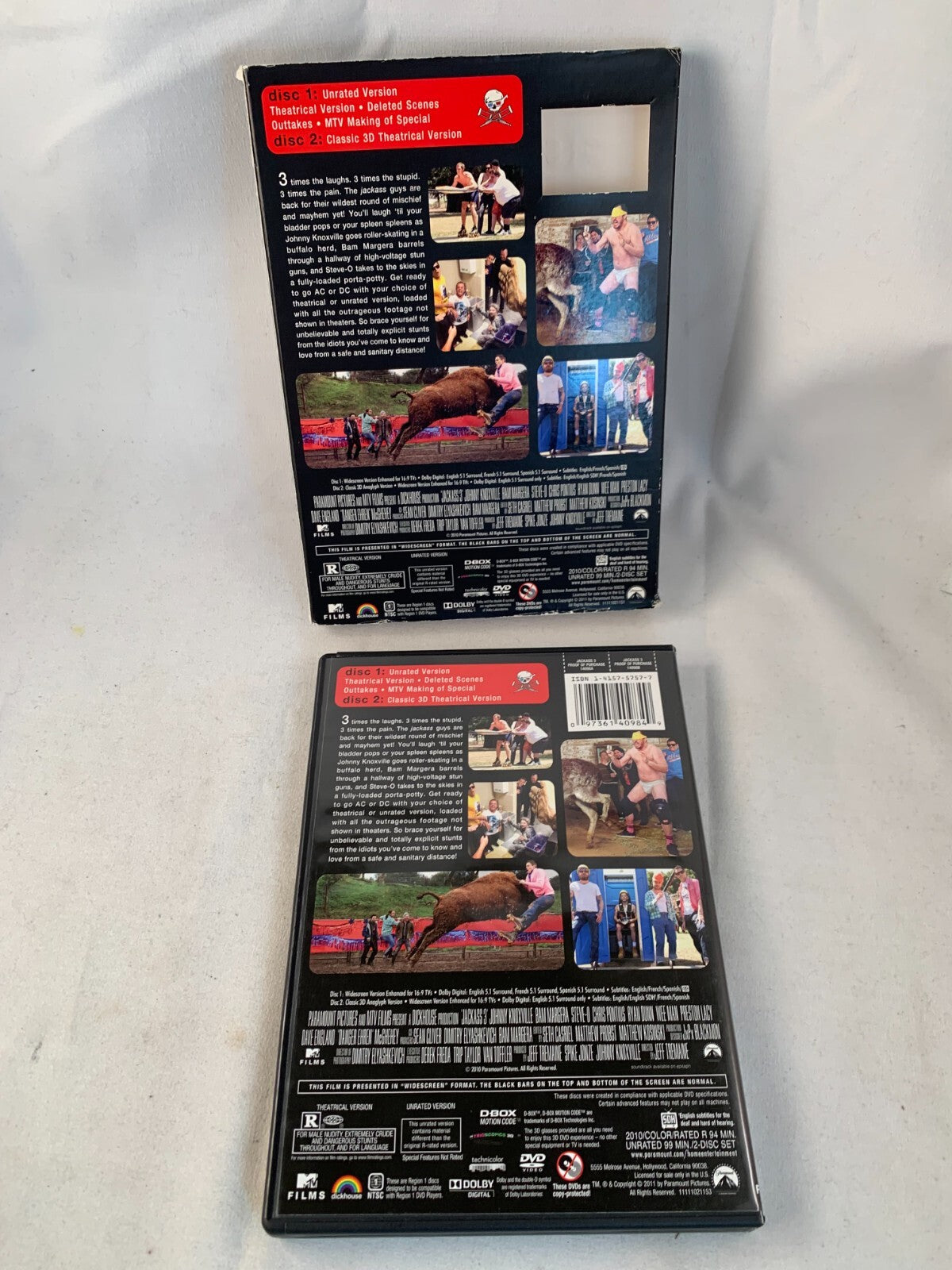 Superbad (DVD comedy lot) Knocked Up/Jackass 3