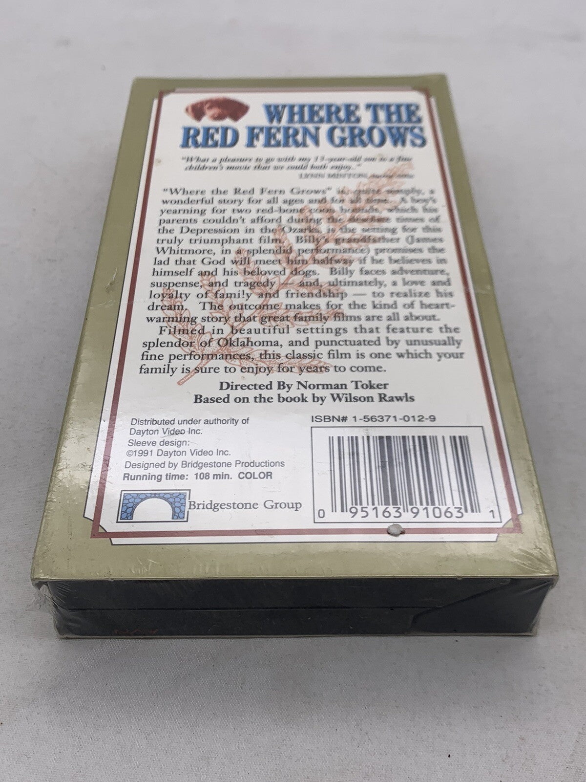 Where the Red Fern Grows (VHS, 1997) New, Factory Sealed
