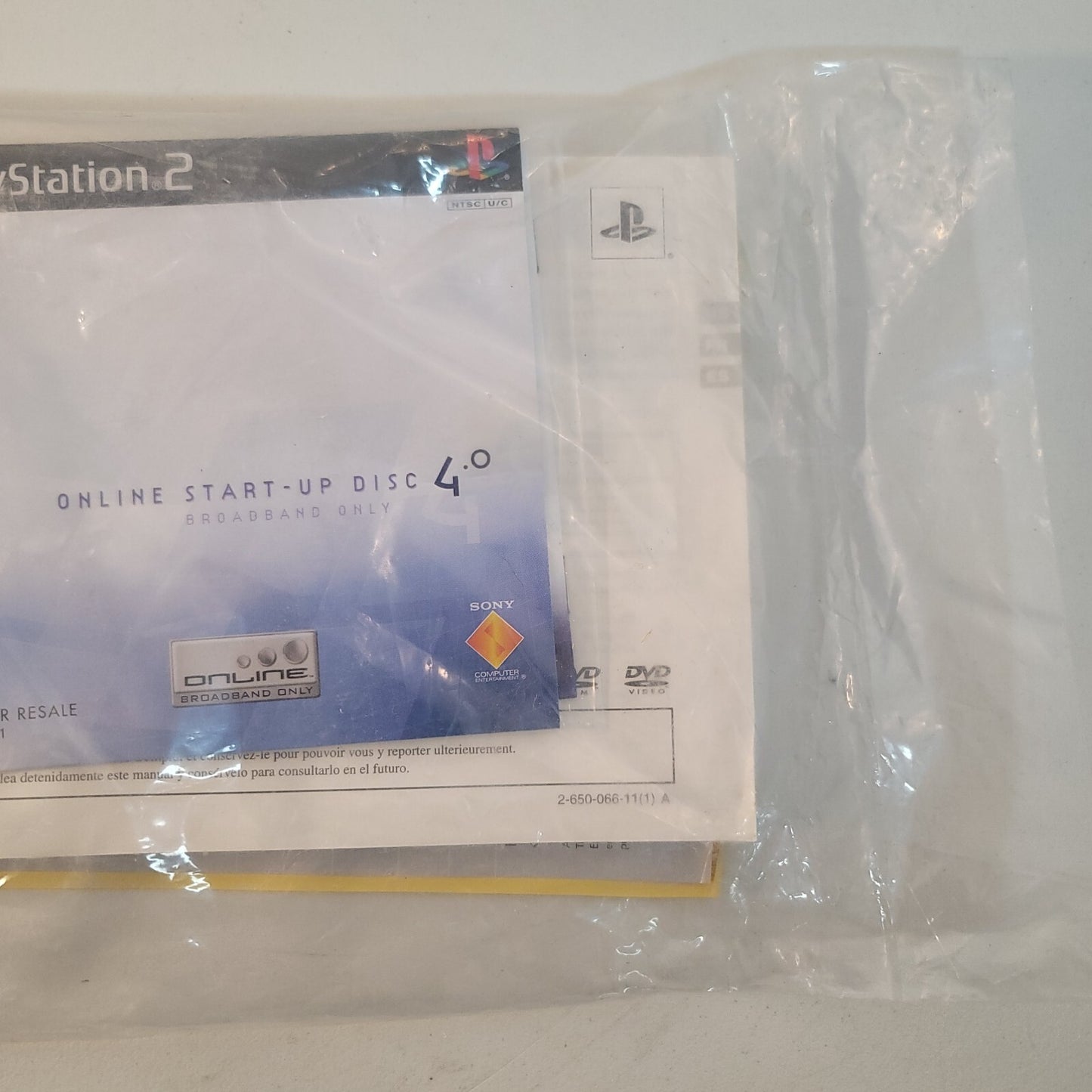Sony PS2 PlayStation 2 Online Start-Up Disc Ver. 4.0 Brand New Sealed Packet