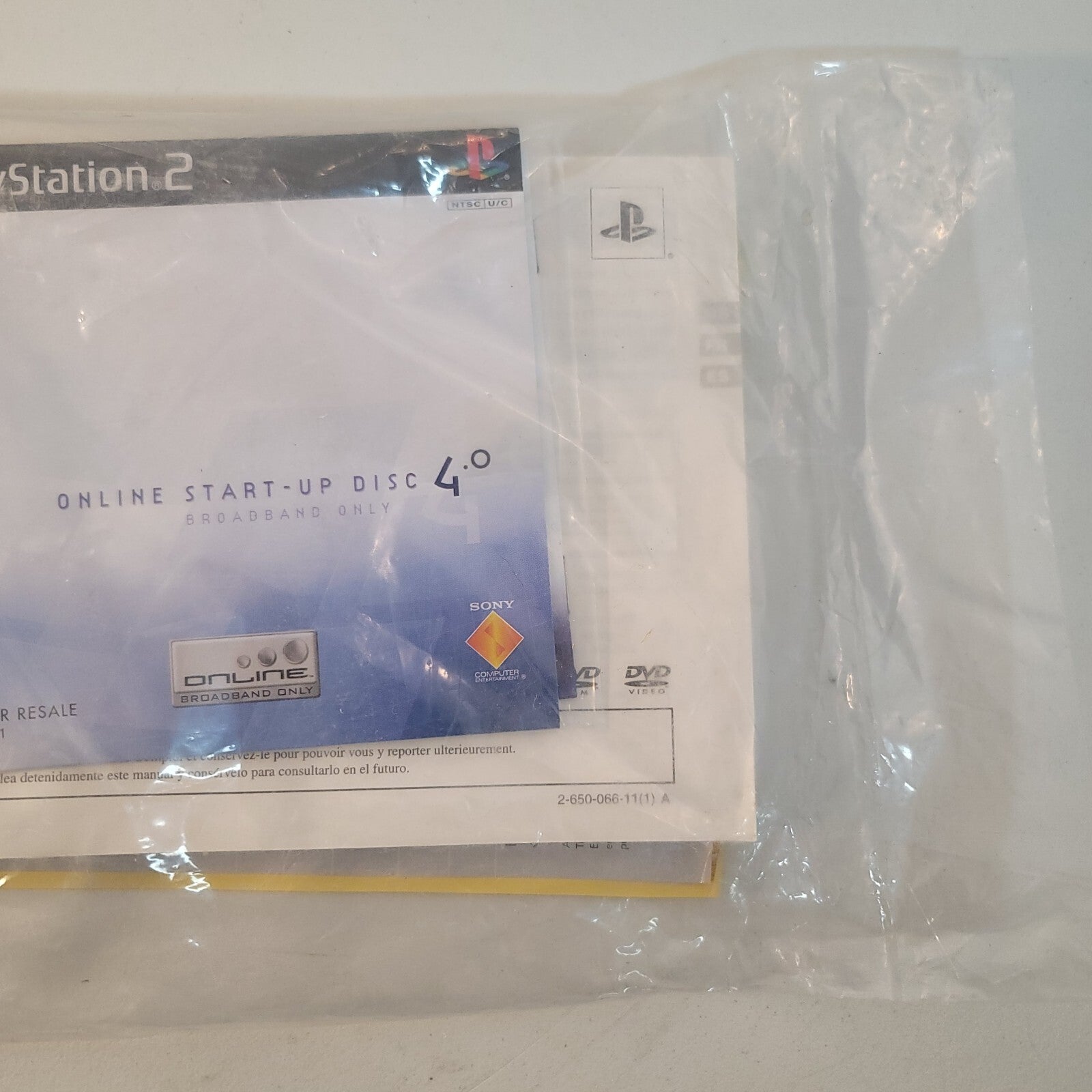 Sony PS2 PlayStation 2 Online Start-Up Disc Ver. 4.0 Brand New Sealed Packet