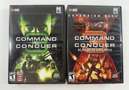 Command & Conquer 3: Tiberium Wars And Kane’s Wrath  Expansion (PC DVD Bundle)