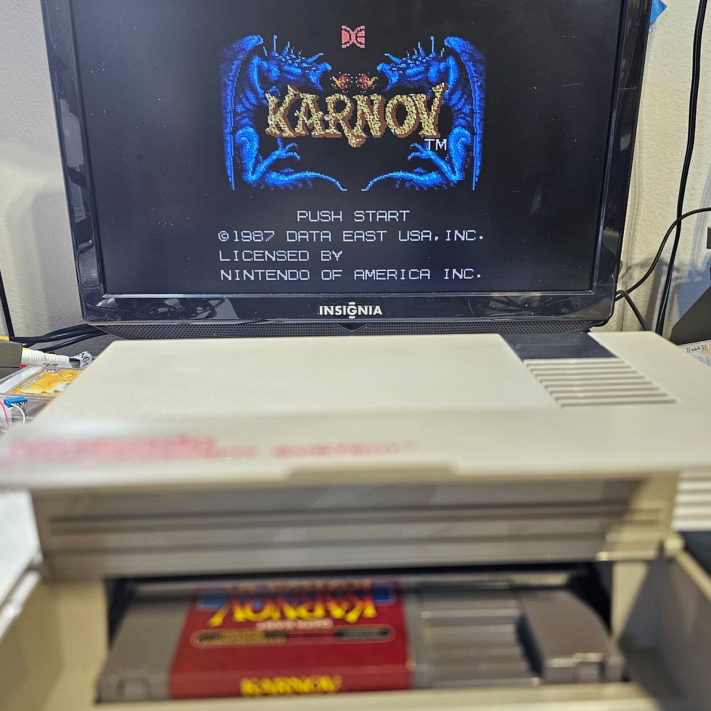 Karnov (Nintendo Entertainment System, 1987) Game Cartridge - Tested