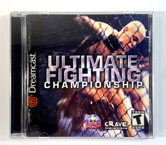 Ultimate Fighting Championship (Dreamcast, 2000) Game Case Manual Registration