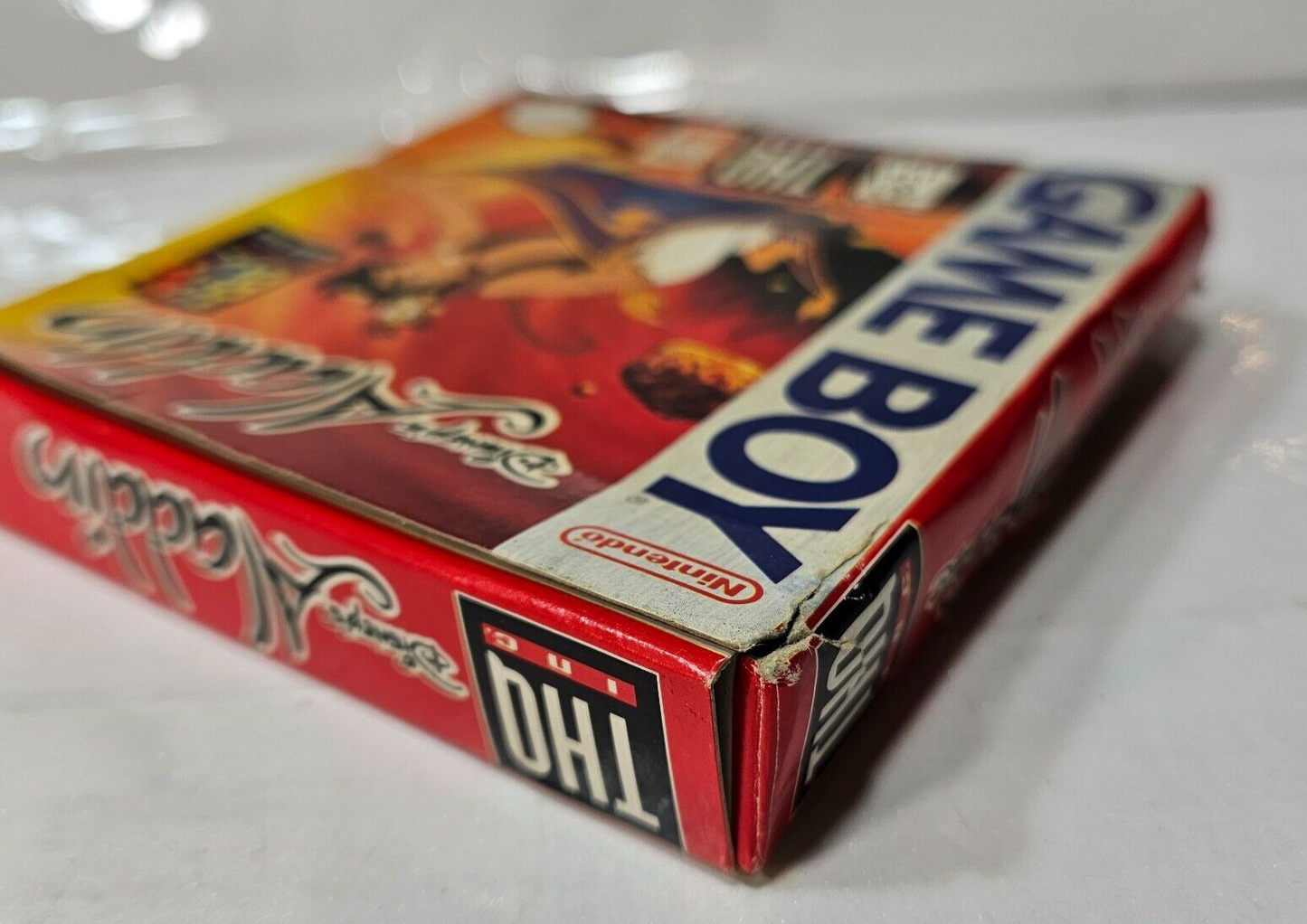 Disney's Aladdin (Nintendo GameBoy, 1994) Game Box Manual Inserts - Tested