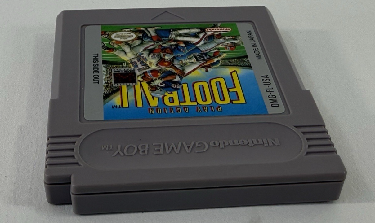 Play Action Football (Nintendo Gameboy, 1990) Game Cartridge - Tested & Working