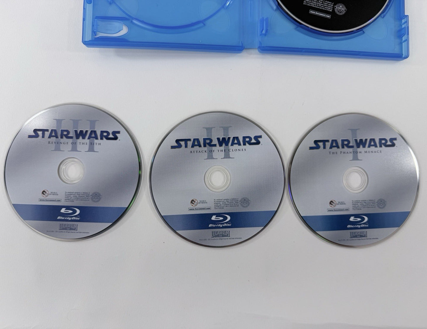 Star Wars Trilogy: Ep. I-III (Blu-ray Film Bundle) The Force Awakens, Last Jedi