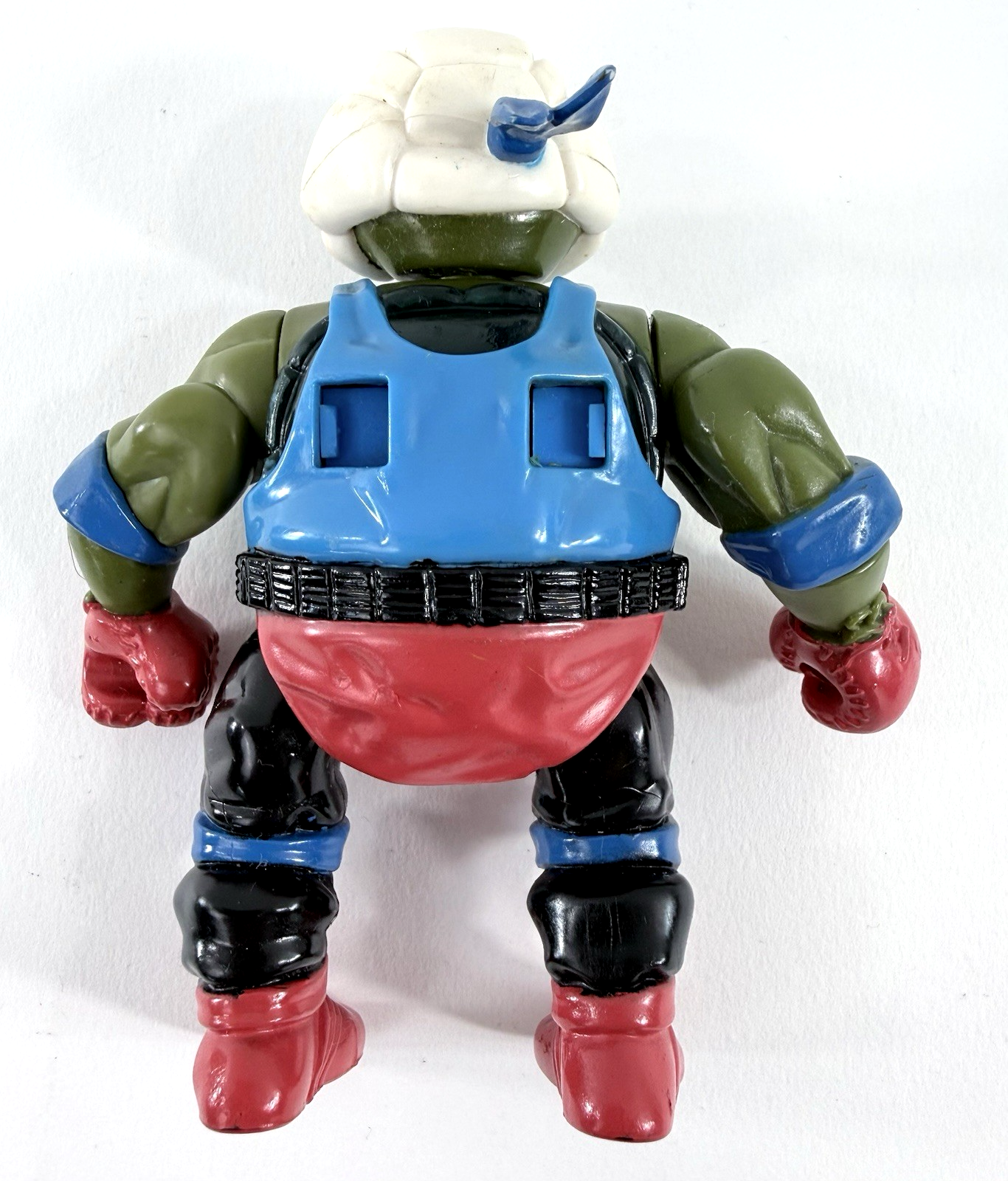 Playmates 1992 TMNT 6" Kowabunga Kickboxing Leo & Complete Accessories - Tested