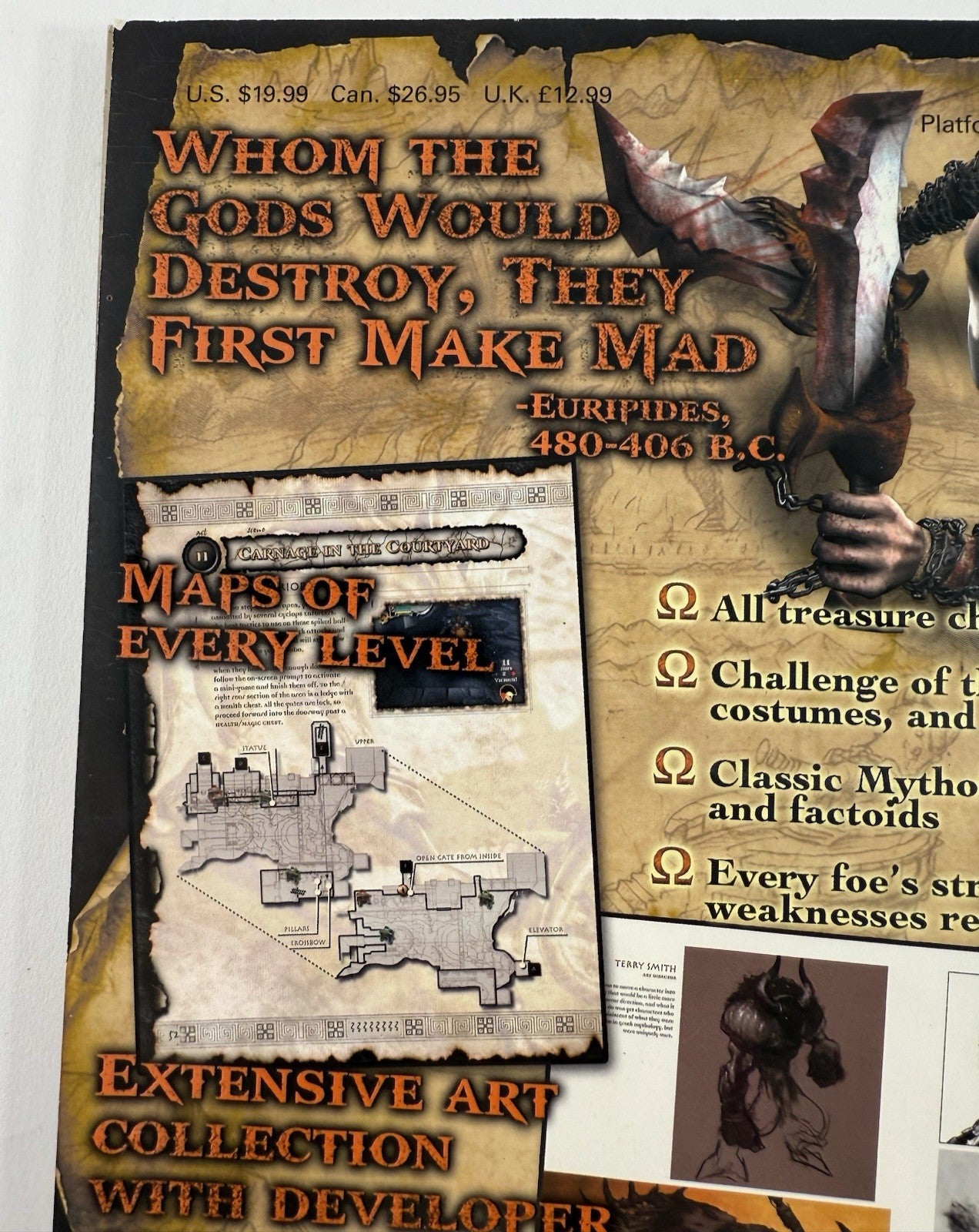 God of War : Prima Official Game Guide with DVD (2005, Prima)