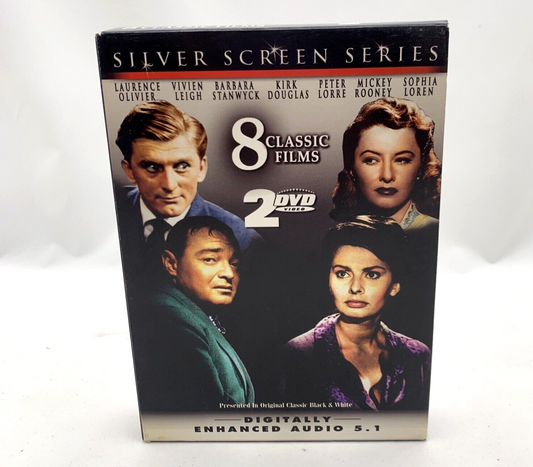 Silver Screen Series: 8 Classic Films (DVD, 2004, 2-Disc Set)