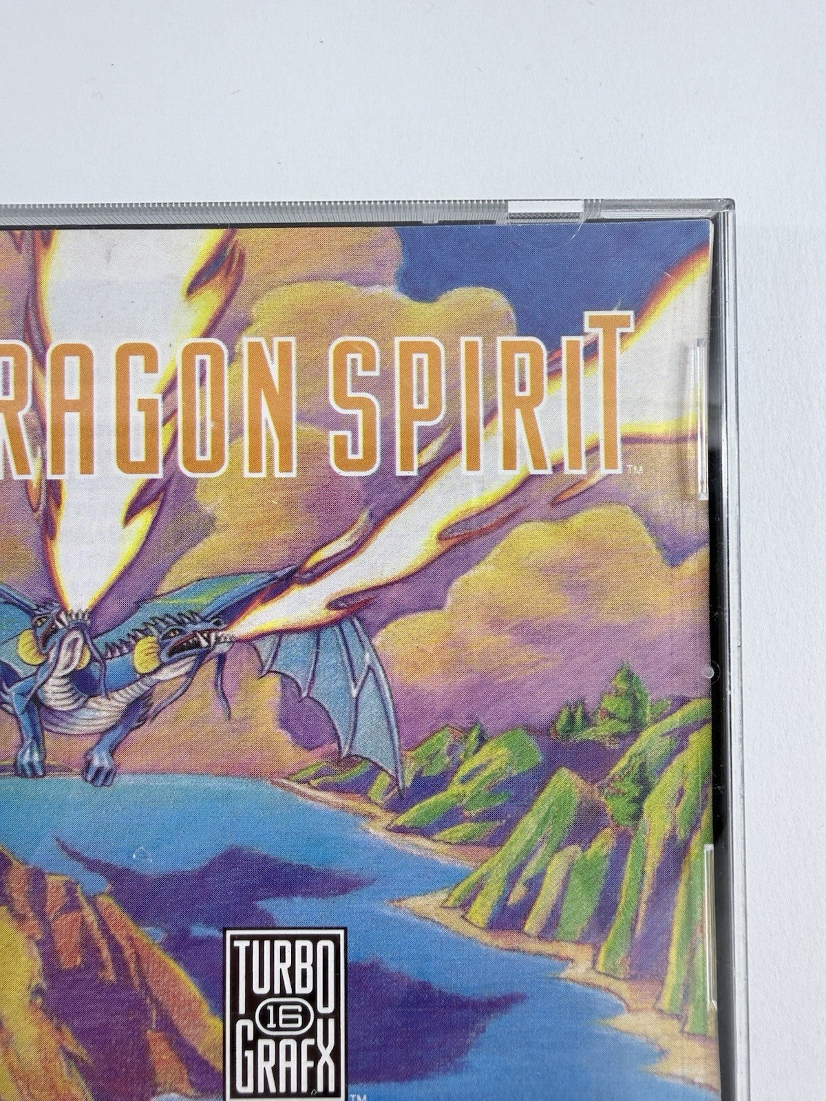 Dragon Spirit (TurboGrafx-16, 1989) Game, Case, and Manual - Tested and Working